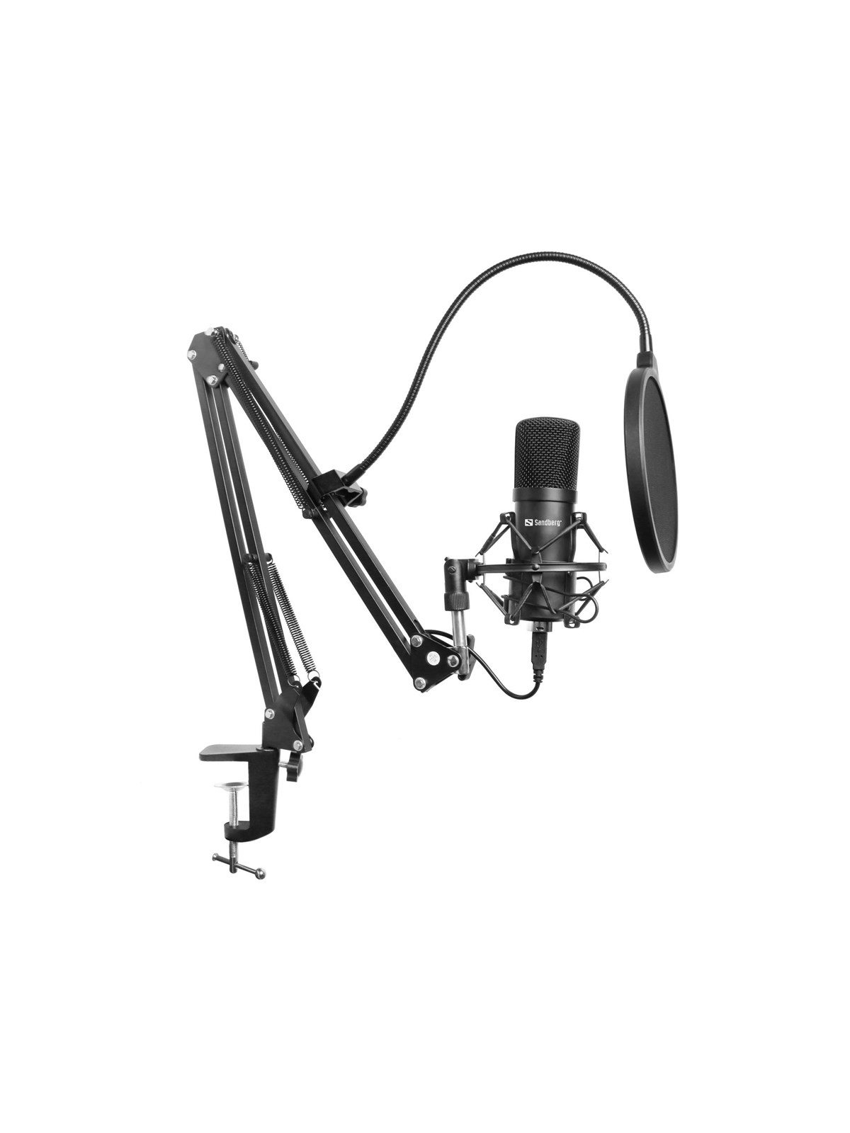 Sandberg Streamer USB Microphone Kit, Mikrofon