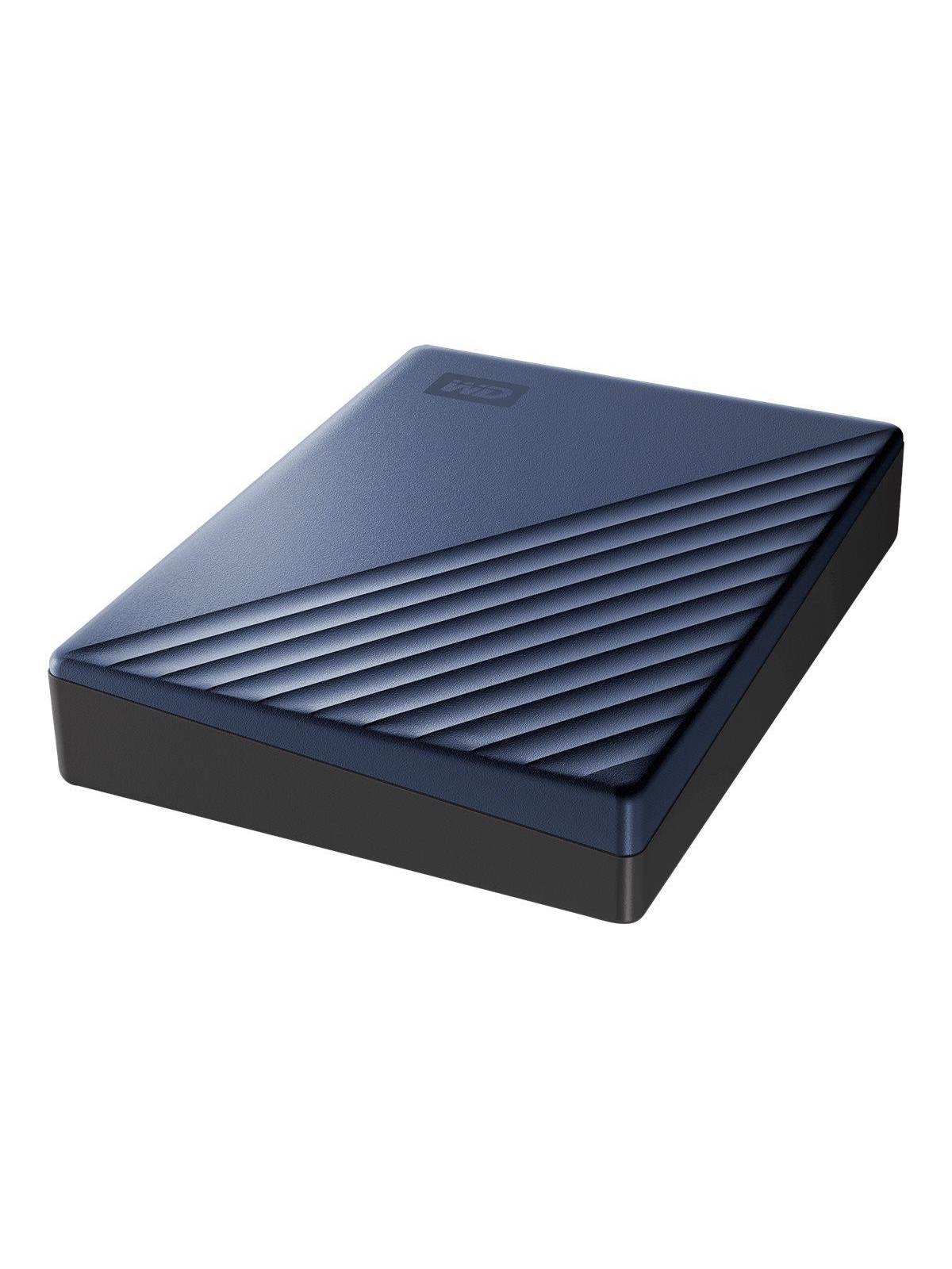 WD My Passport Ultra - 2TB - Ekstern Harddisk - Blå, Ekstern Harddisk