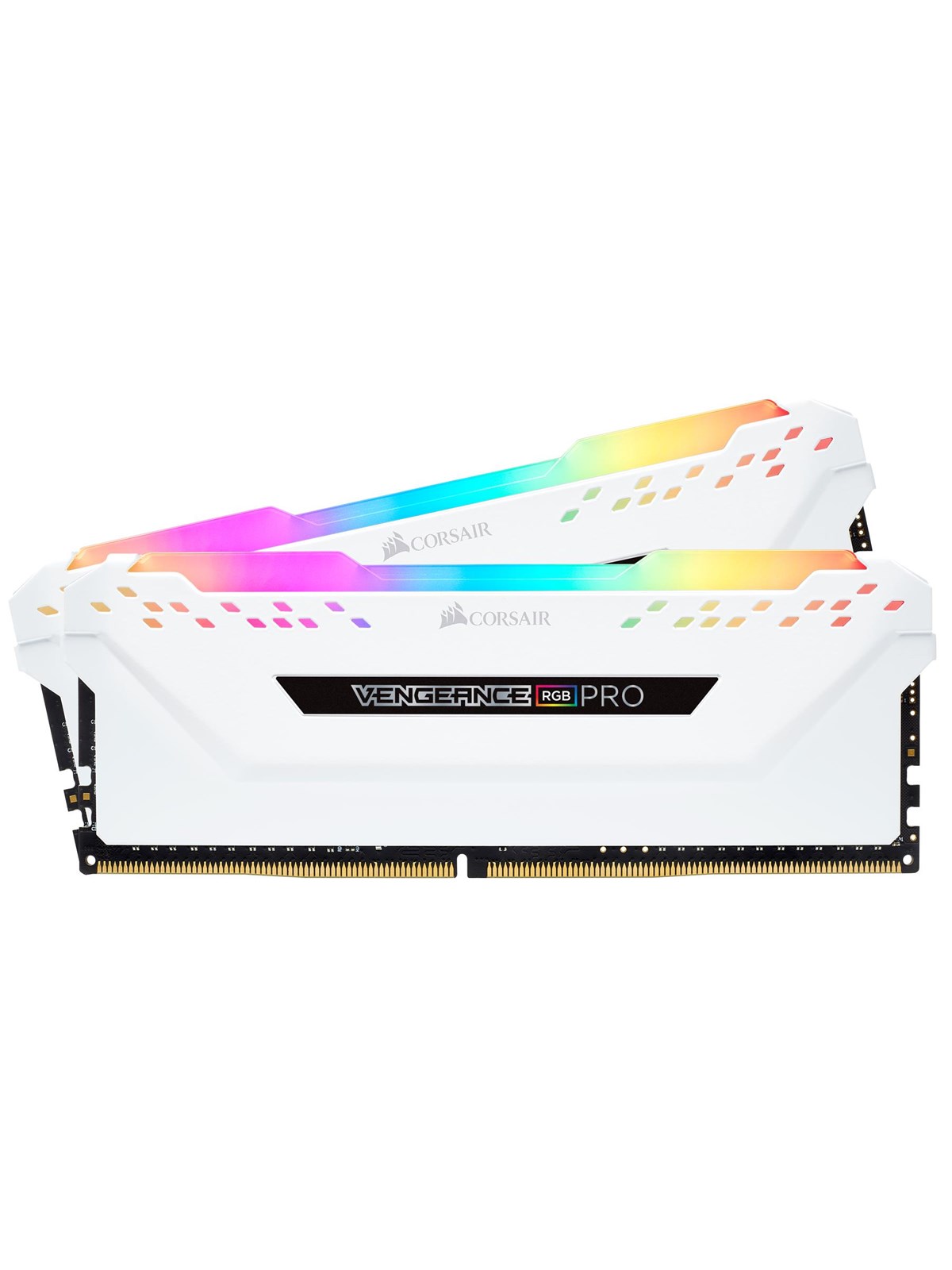 Corsair Vengeance RGB PRO DDR4-3000 - 16GB - CL15 - Dual Channel (2 pcs) - Intel XMP - Hvid med RGB