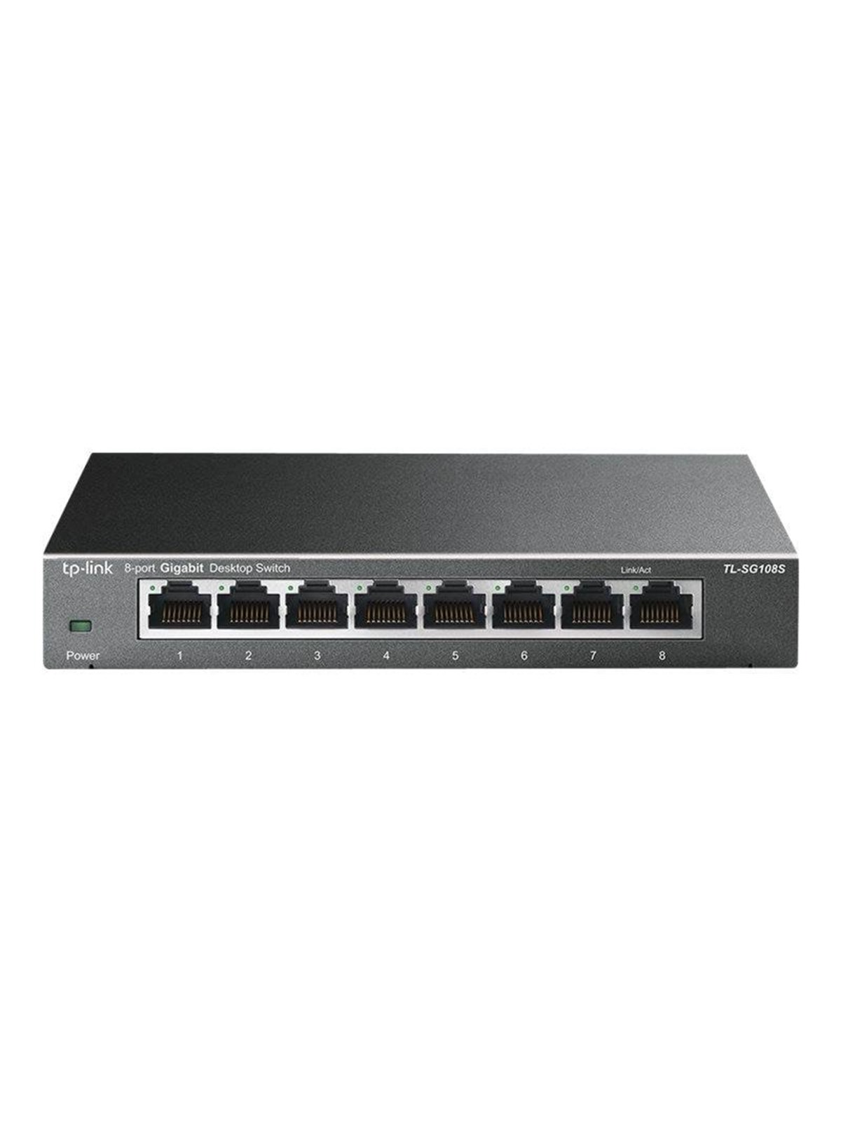 TP-Link TL-SG108S 8-Port 10/100/1000Mbps Desktop Network Switch, Switch