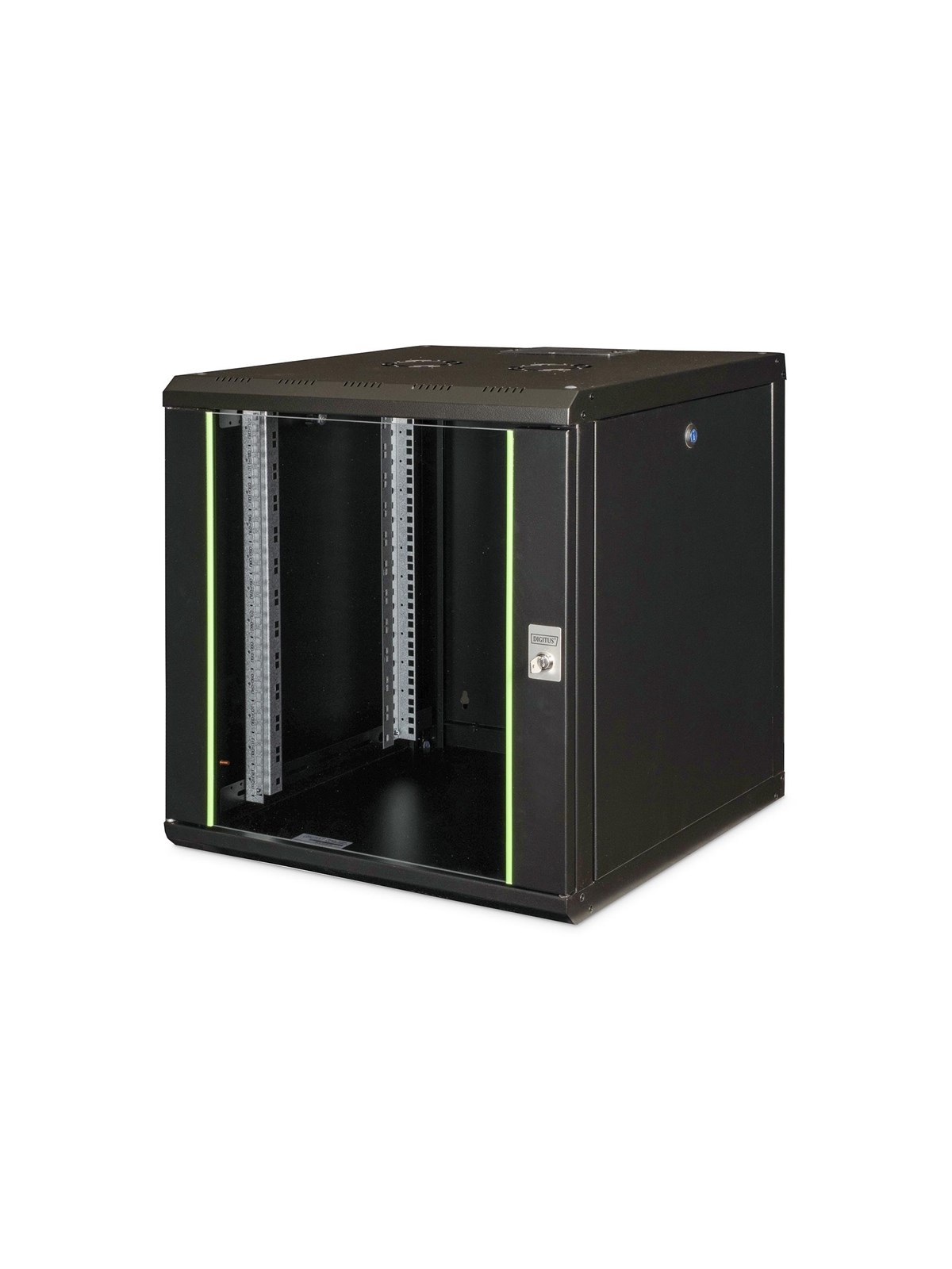DIGITUS DN-19 12U-6/6-SW - 12U - Wall Mount Rack Cabinet, Rackskab