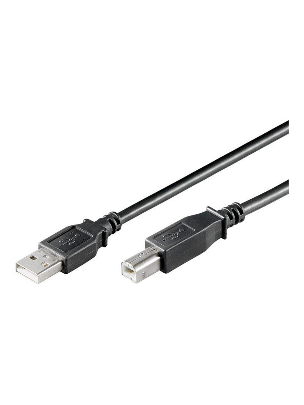 Pro USB-A USB-B 2.0 - 1.8m - Sort, Usb Kabel