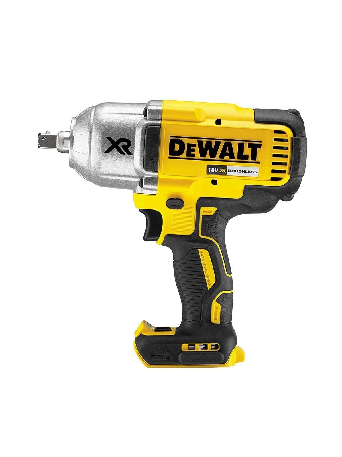 Dewalt 18V XR Brushless High Torque 1/2" Impact Wrench - Bare Unit, Skruemaskine