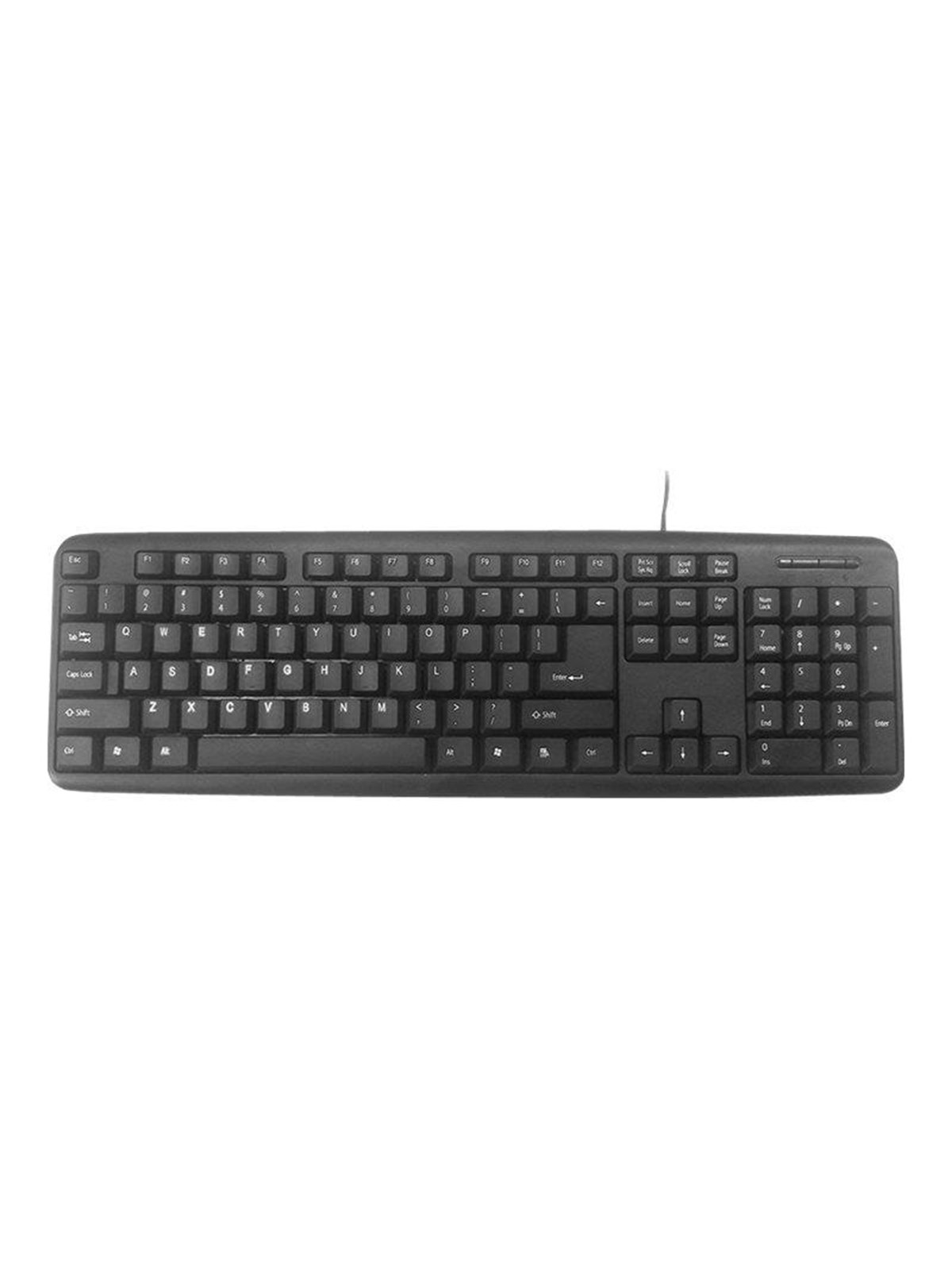 Gembird KB-U-103 - keyboard - Russian - black - Tastatur - Russisk - Sort