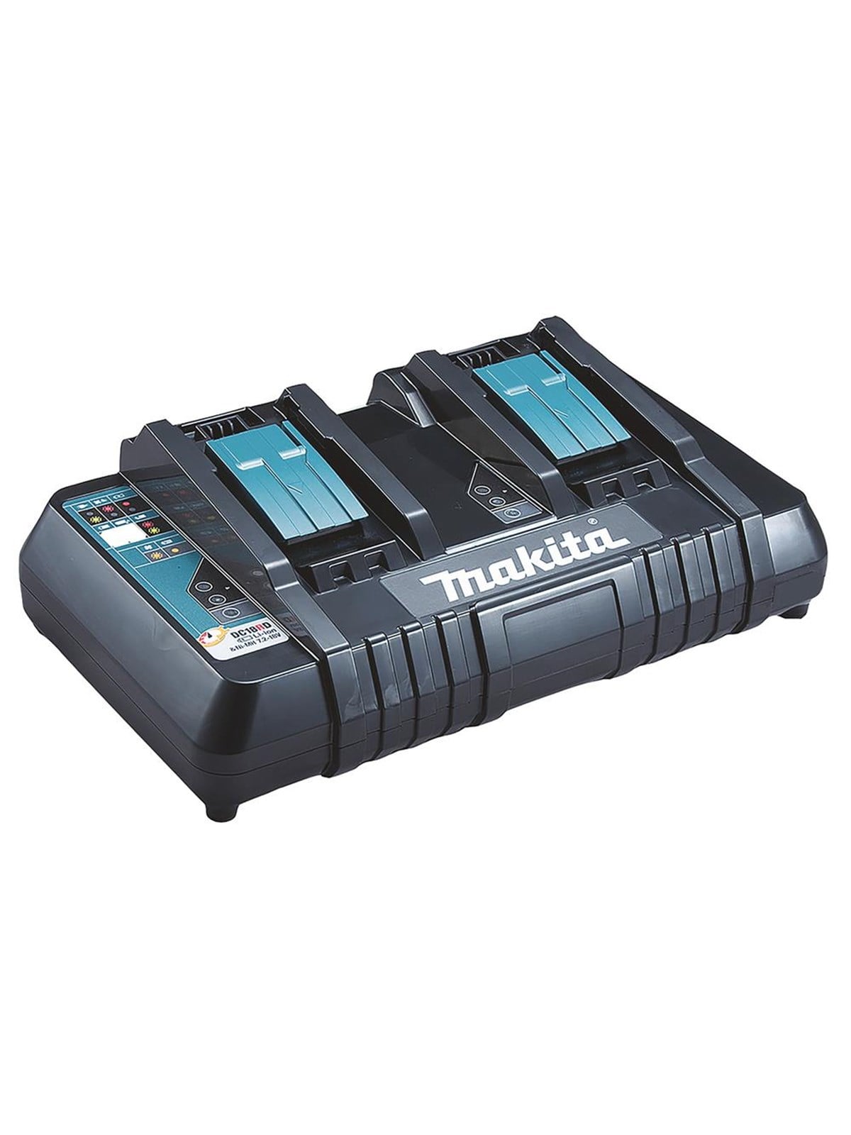 Makita Oplader til 2 x 14,4V / 18V LXT-batterier, Akku Lader