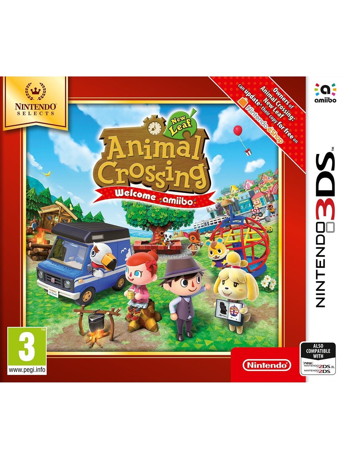 Animal Crossing: New Leaf - Welcome amiibo - Nintendo Selects - Nintendo 3DS - Børn