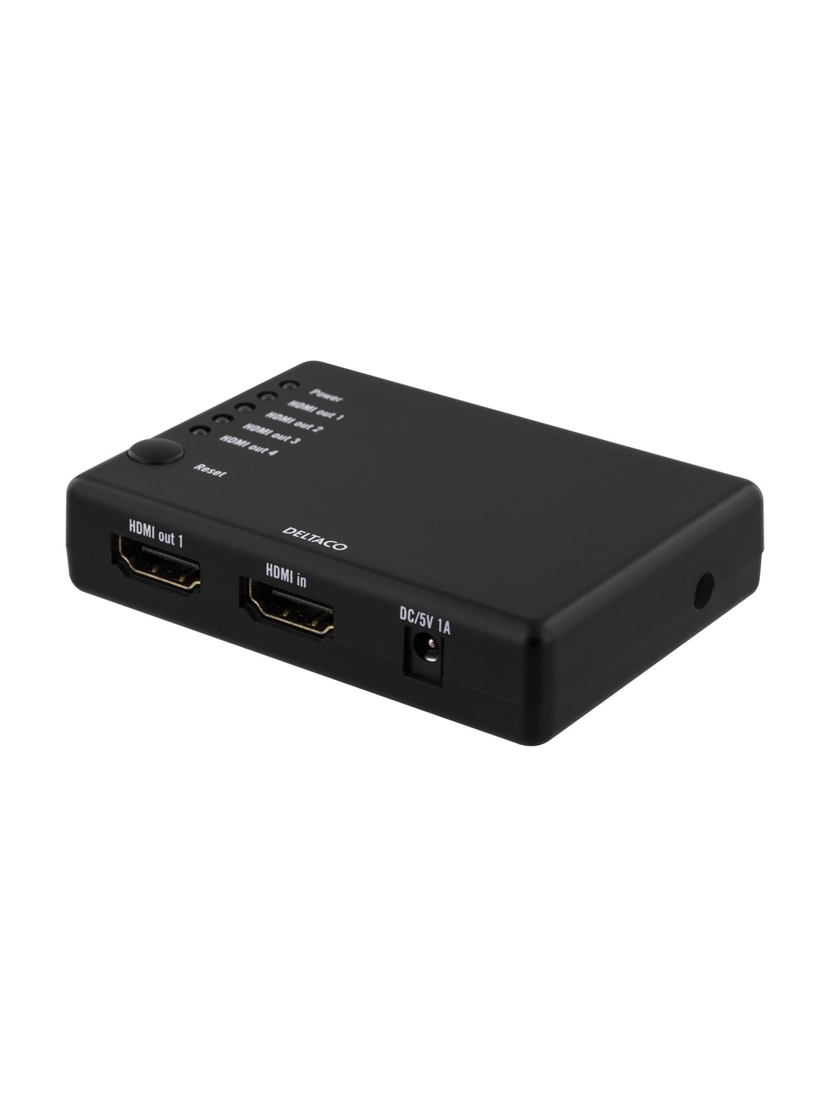 Deltaco HDMI splitter 1x HDMI in 4x HDMI out 6., Hdmi Splitter