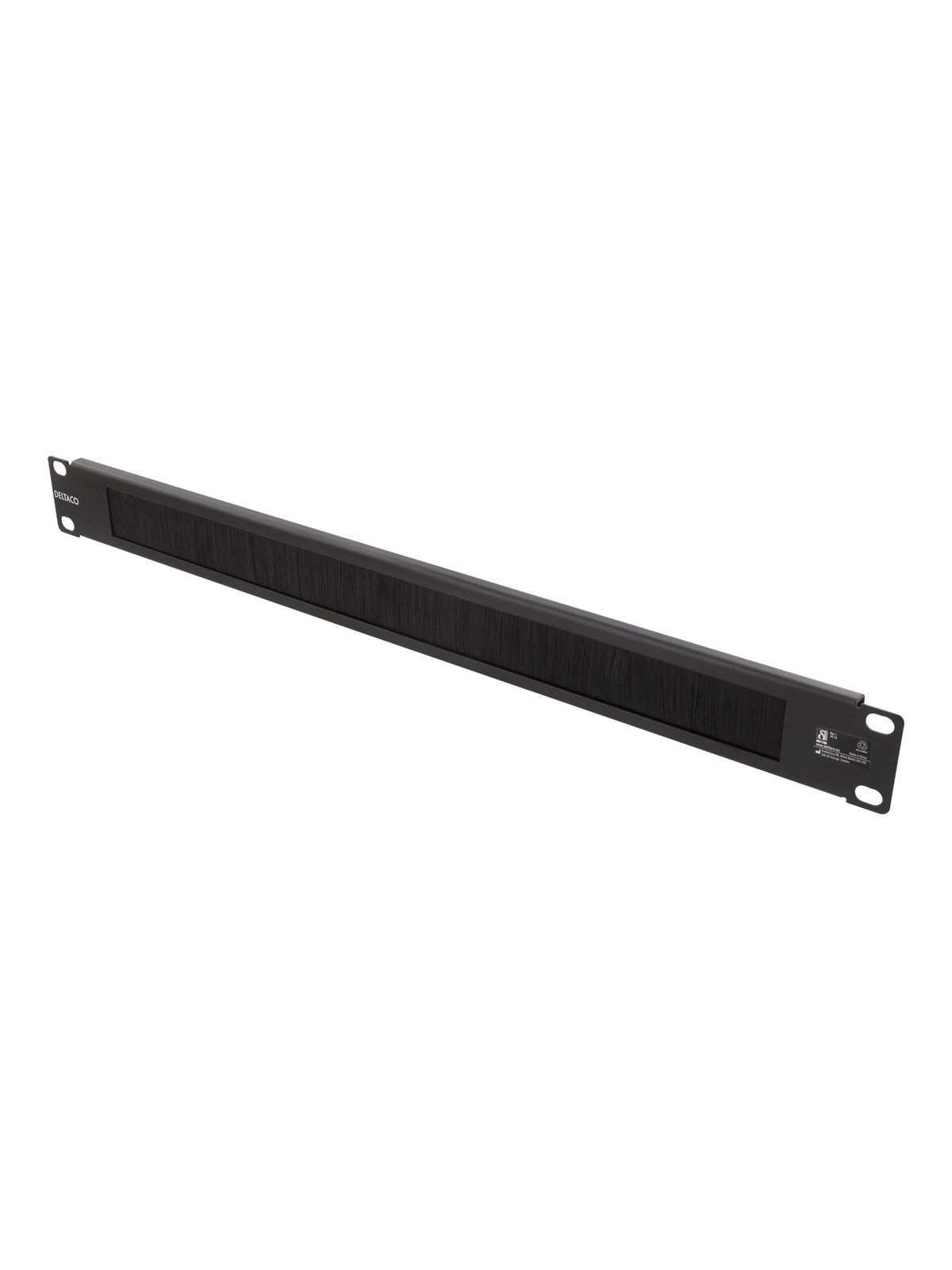 Deltaco SP-3057A-1U - 1U - Brush Panel, Rackskab