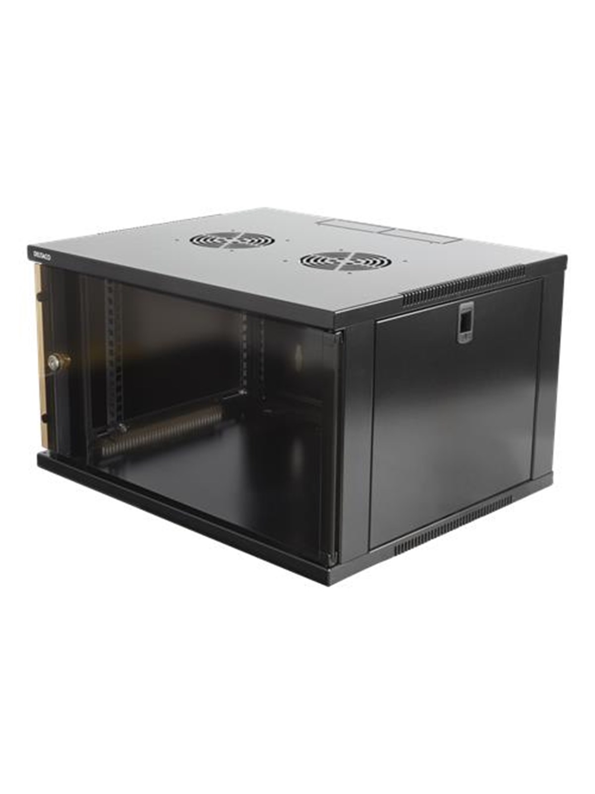 Deltaco 19-5406B - 6U Wall-Mount Rack Cabinet, Rackskab
