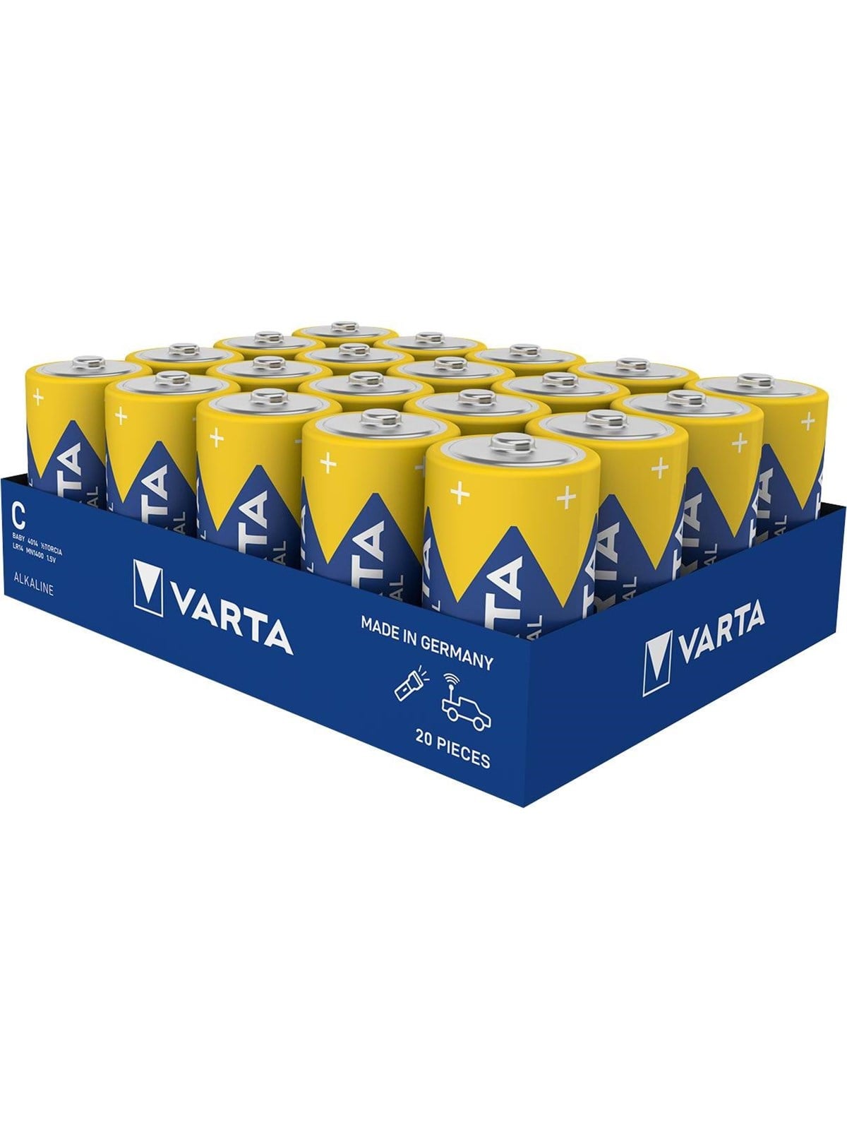 VARTA Industrial Pro C, 20-pakke LR14, Batteri