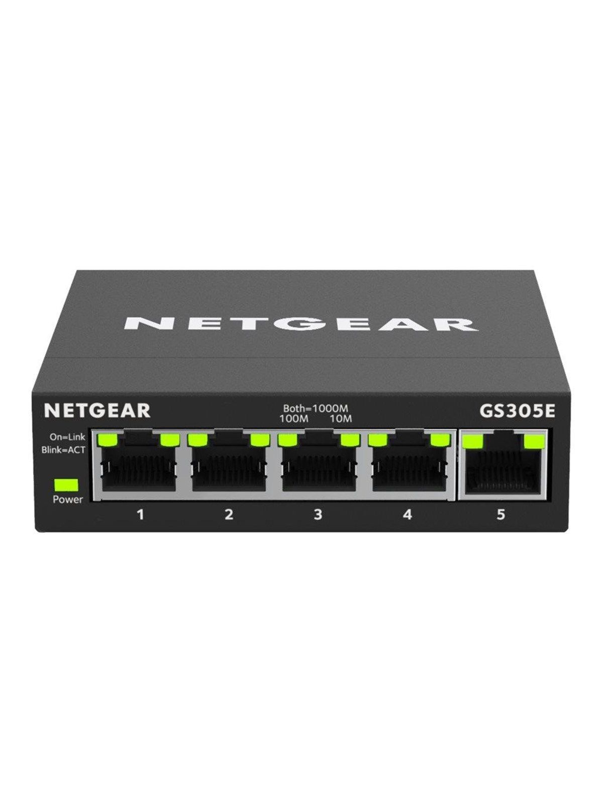 Netgear GS305E 5-Port Gigabit Ethernet SOHO Plus Switch, Switch