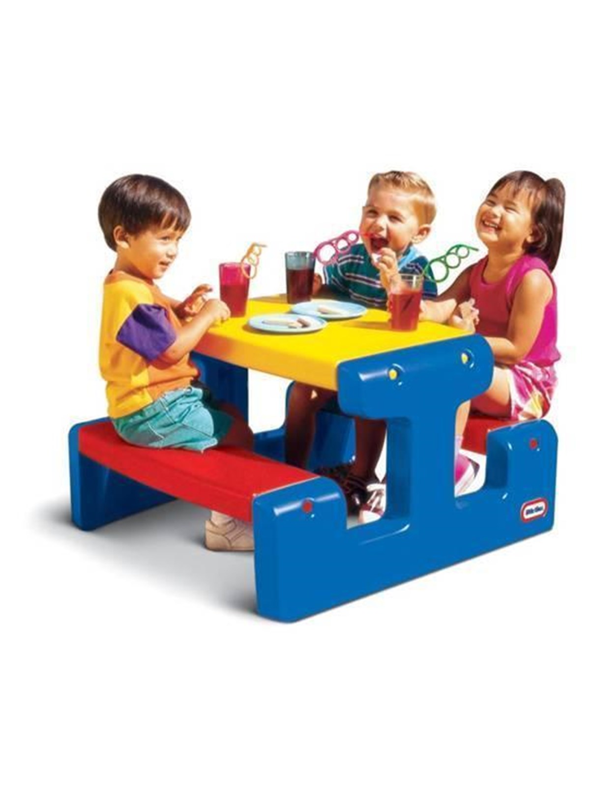 Little Tikes Junior Picnicbord - Primærfarver, Udendørsleg