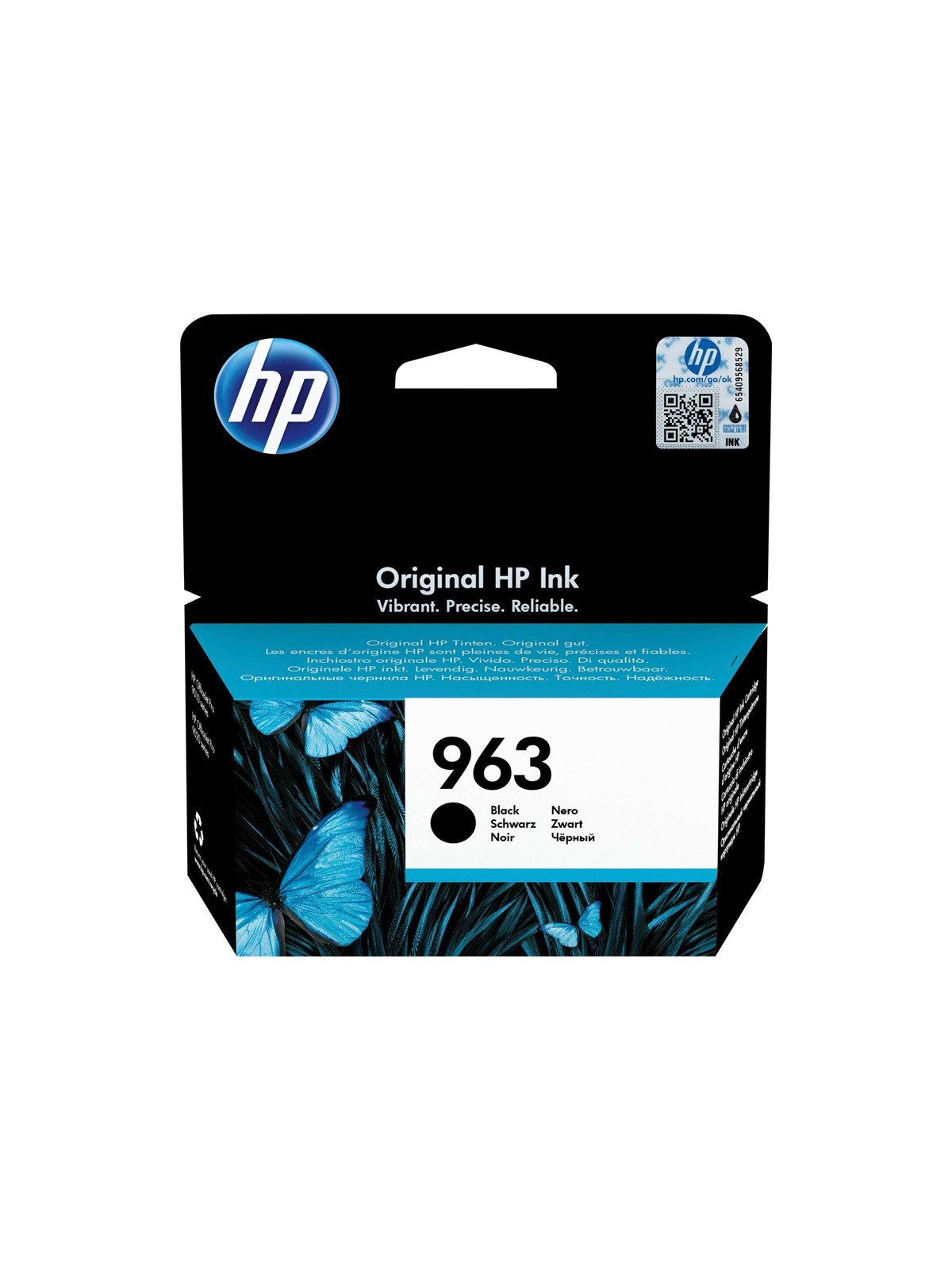 HP 963 / 3JA26æ Black Ink, Printerpatron Og Toner