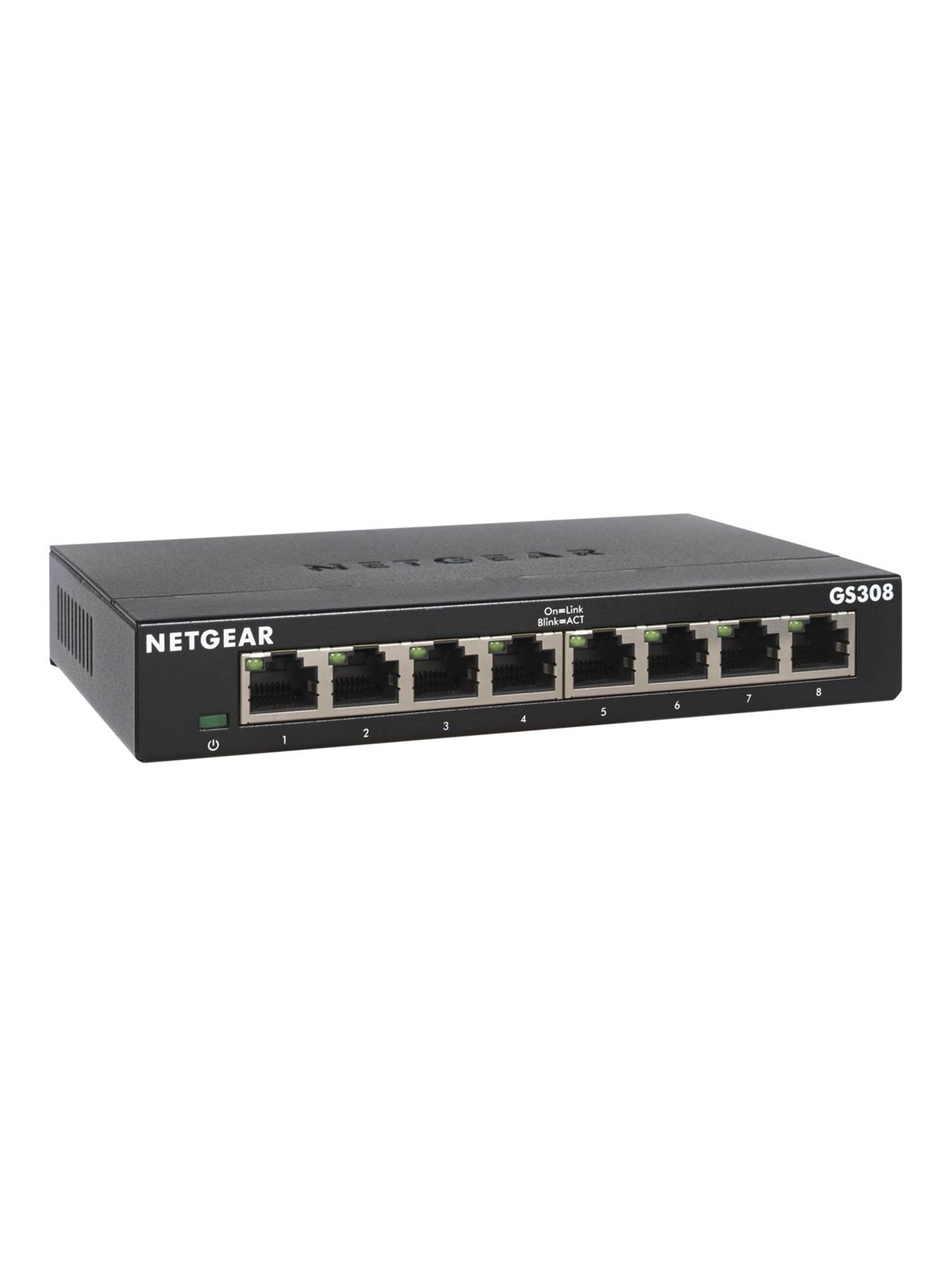 Netgear GS308 8-Port Unmanaged Gigabit Ethernet Switch, Switch