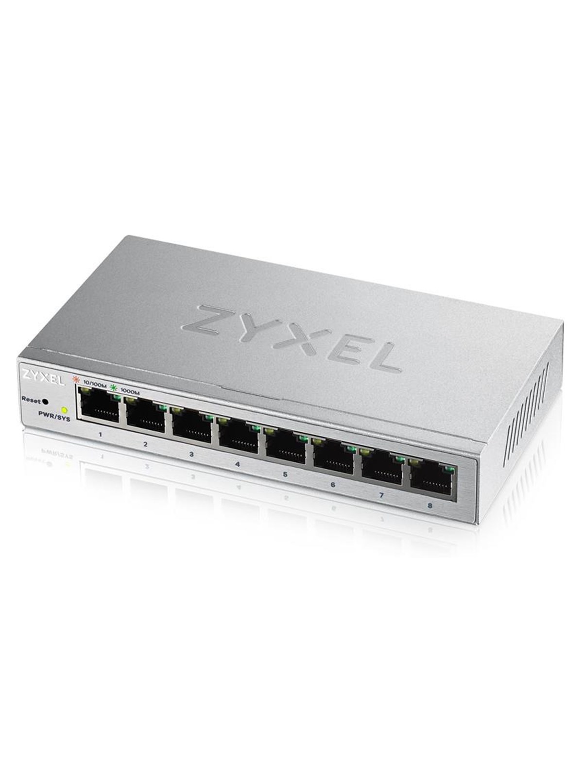 ZyXEL GS1200-8 8-Port Web Managed Gigabit Switch, Switch