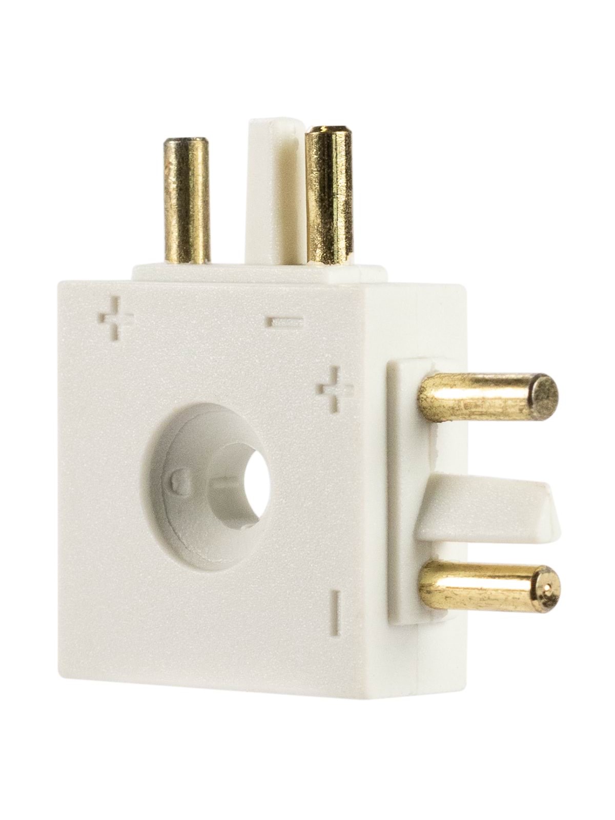 SG Armaturen SlimLine L-connector Mat-Hvid, Lampe