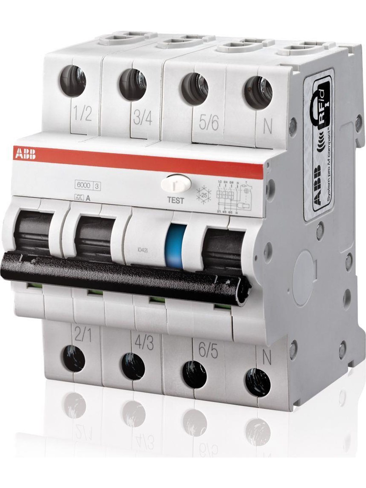 ABB Kombirelæ C 16/0,03 6kA DS203NC C16 A30, Komponent Til Tavle Og Kasse