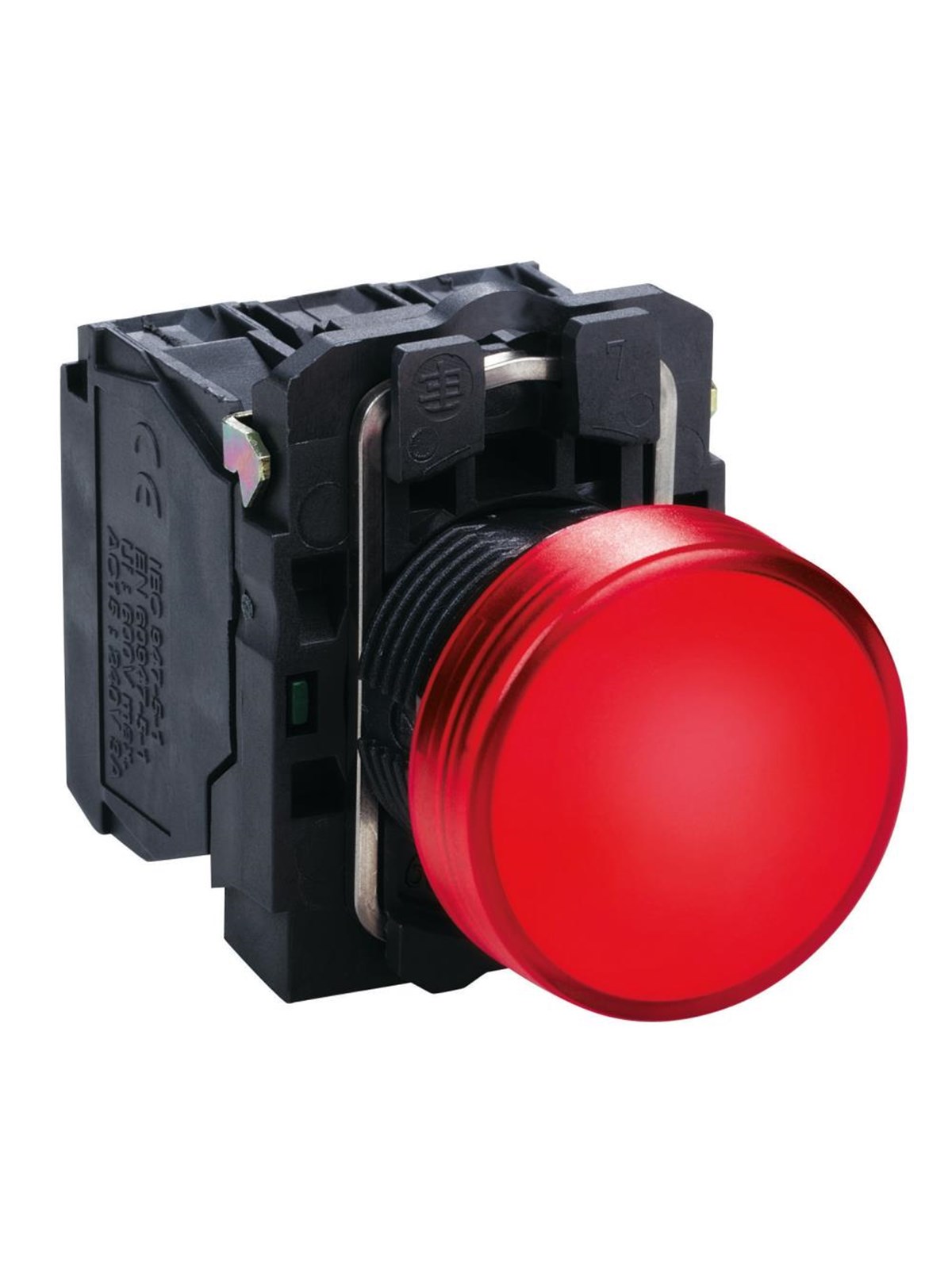 Schneider Electric Lampe m/LED komp rød 230-240VAC, Trykknapper Og Signalenheder