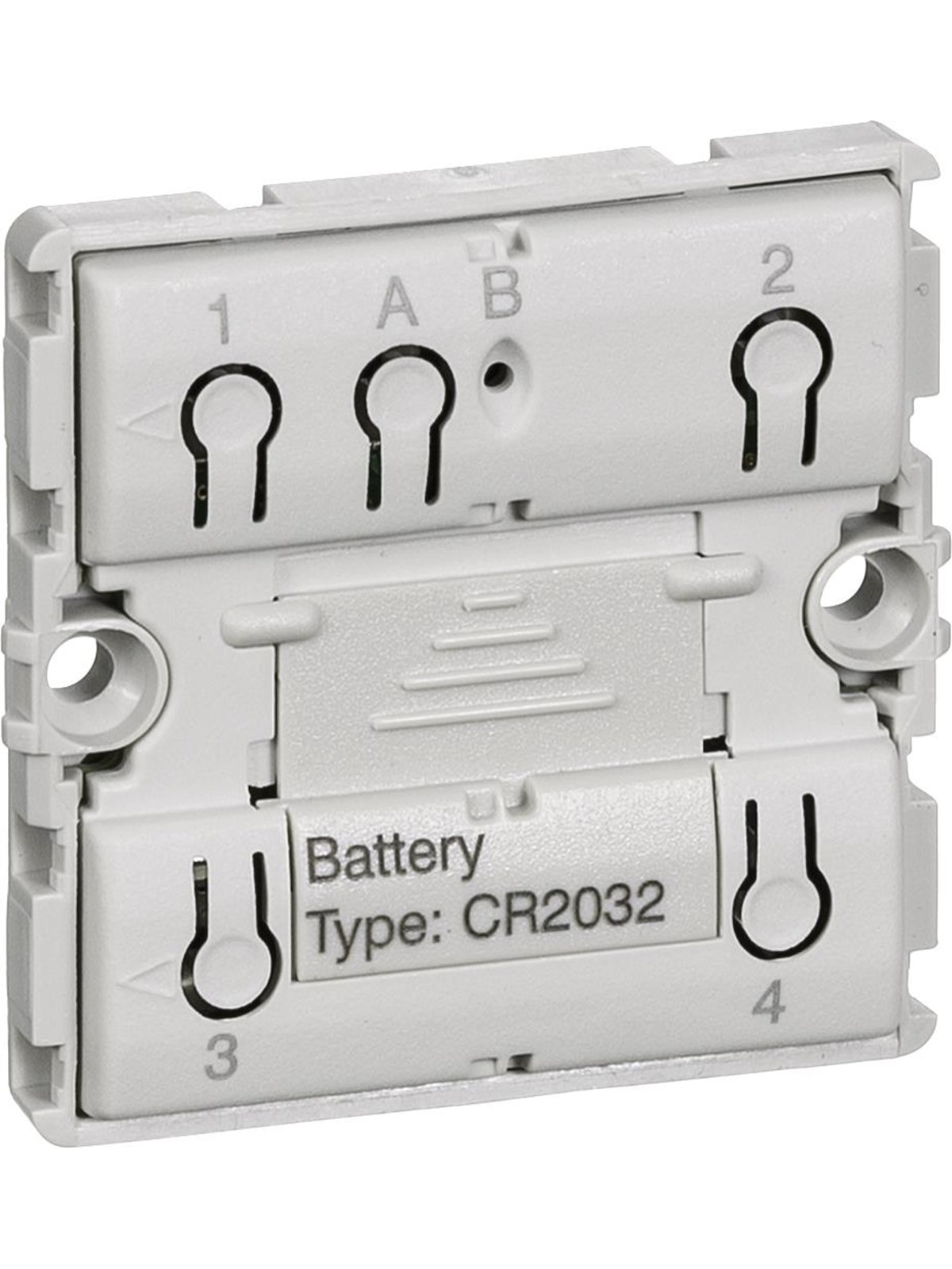 LK IHC Wireless FUGA batteritryk 4 slutte 1 modul, uden afdækning, Lauritz Knudsen