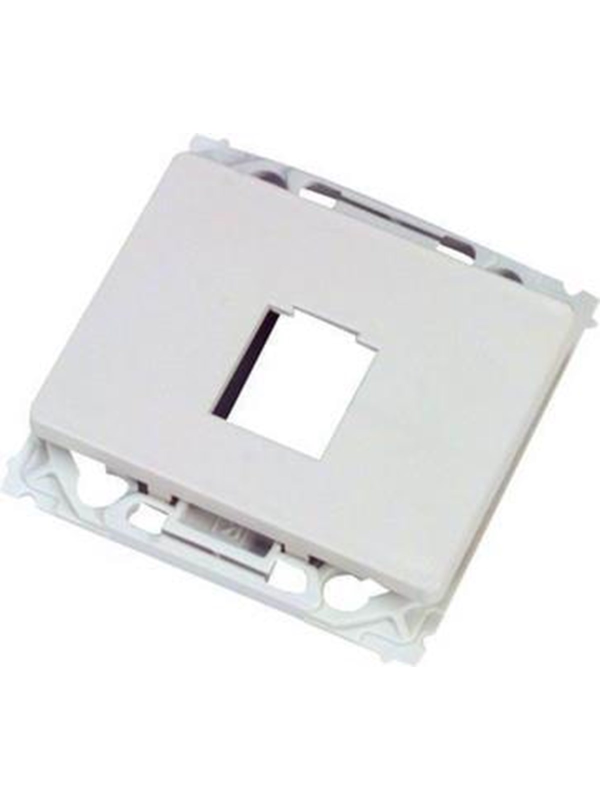 LK Dataudtag opus 1M 1XRJ45 keystone konnektor hvid, Lauritz Knudsen