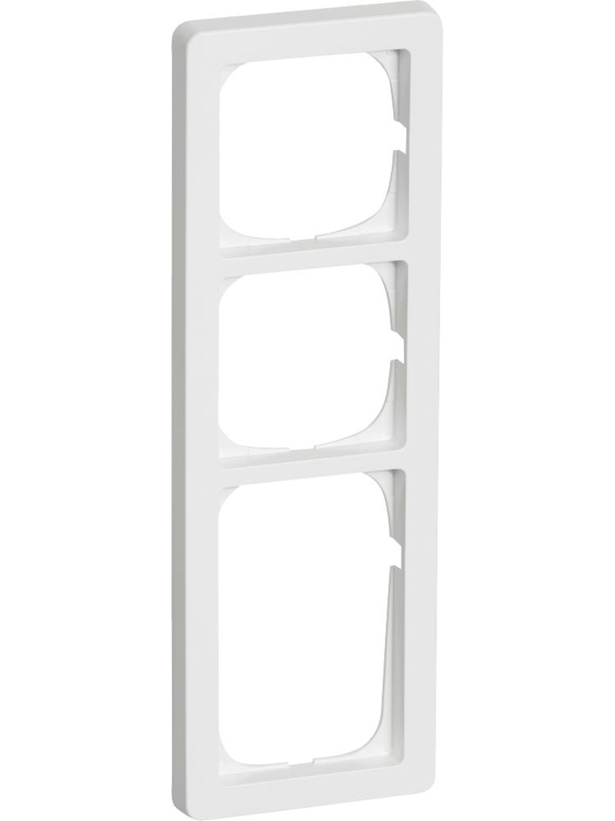 LK FUGA Baseline 63 ramme 3½ modul, hvid, Lauritz Knudsen
