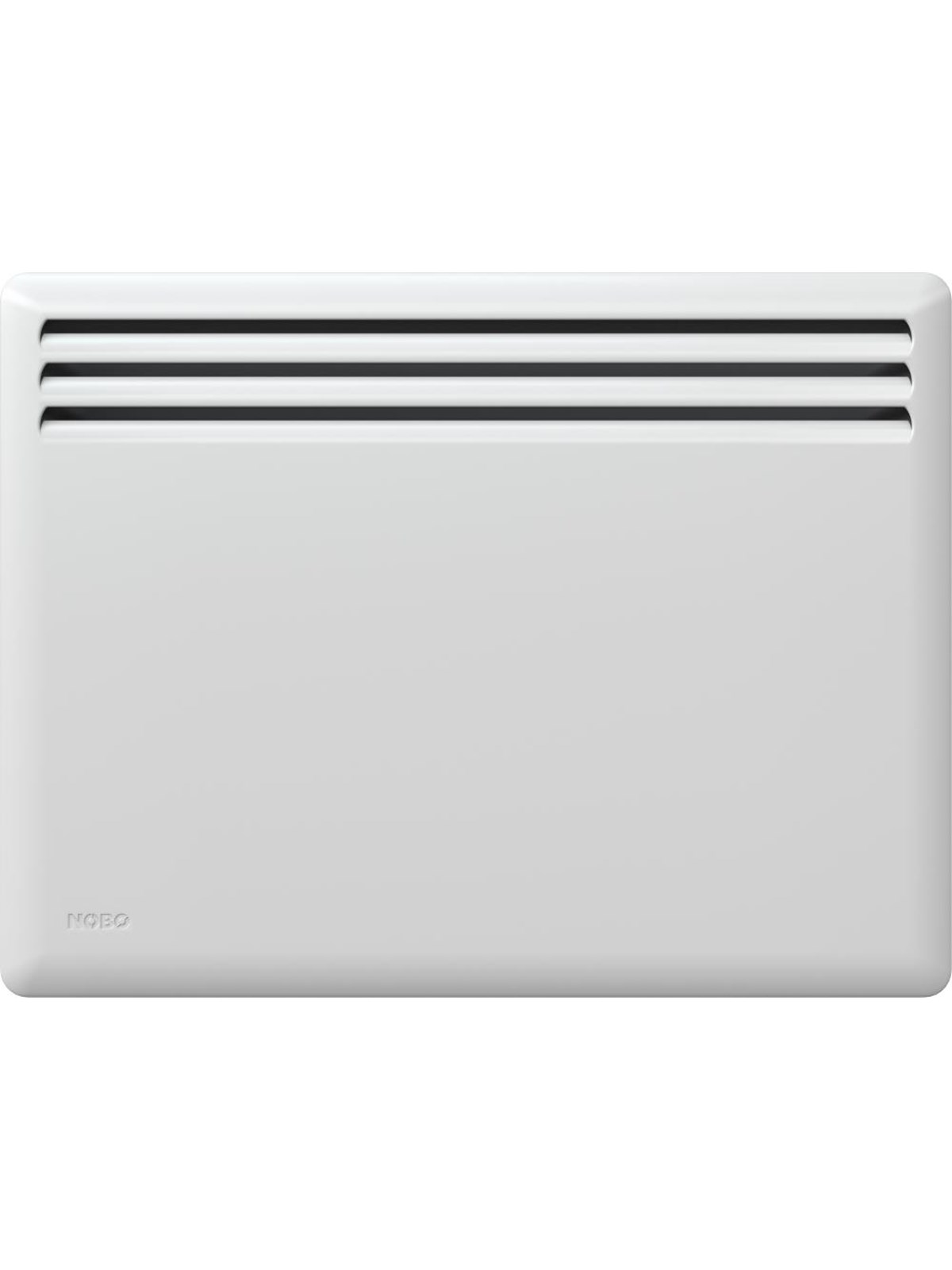 NOBØ El-varmepanel Front 40 cm 750W 400V, Hvid, El Varmer