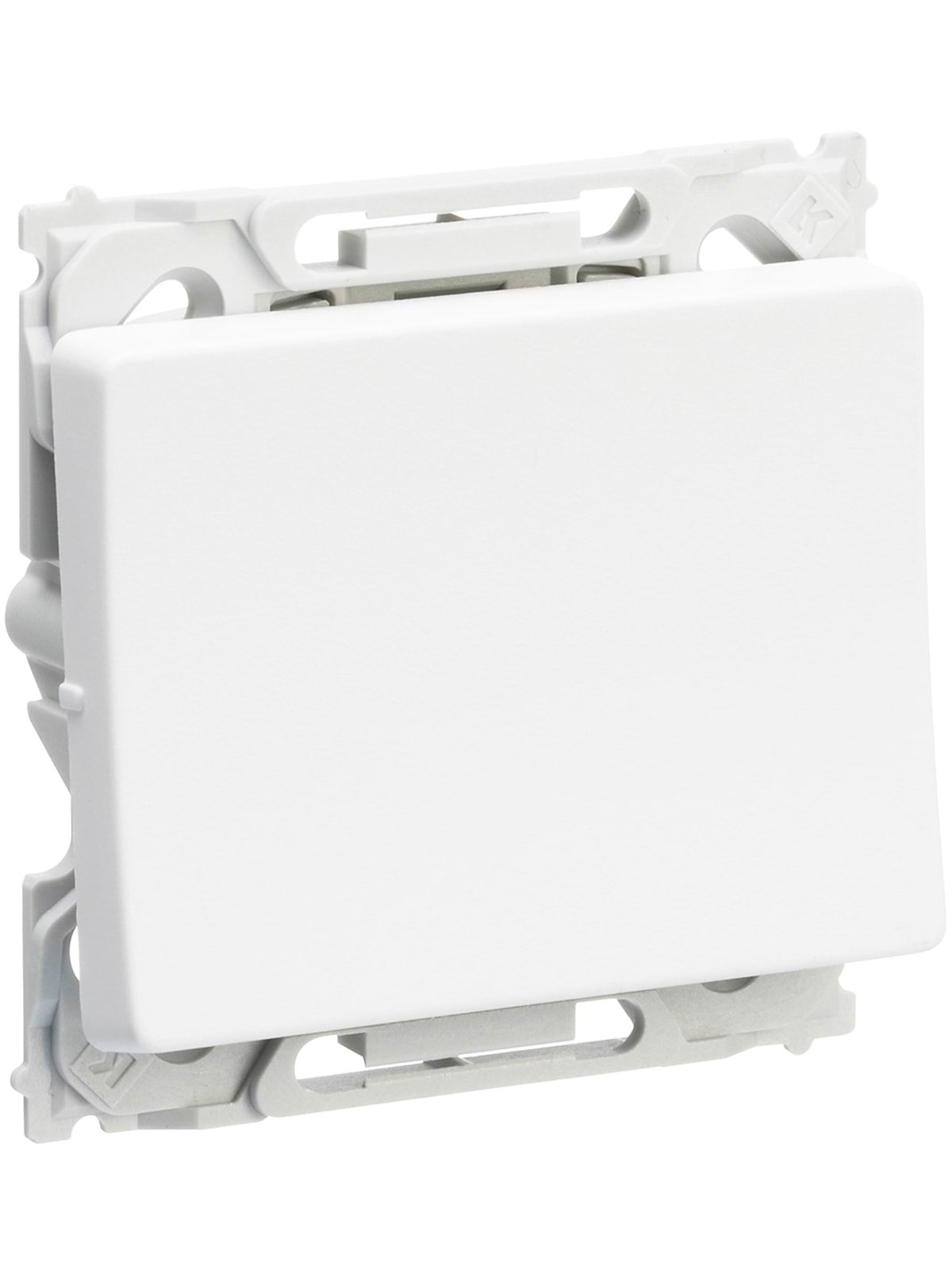 LK OPUS 66 afbryder 16A 1-pol 1 modul, hvid, Lauritz Knudsen
