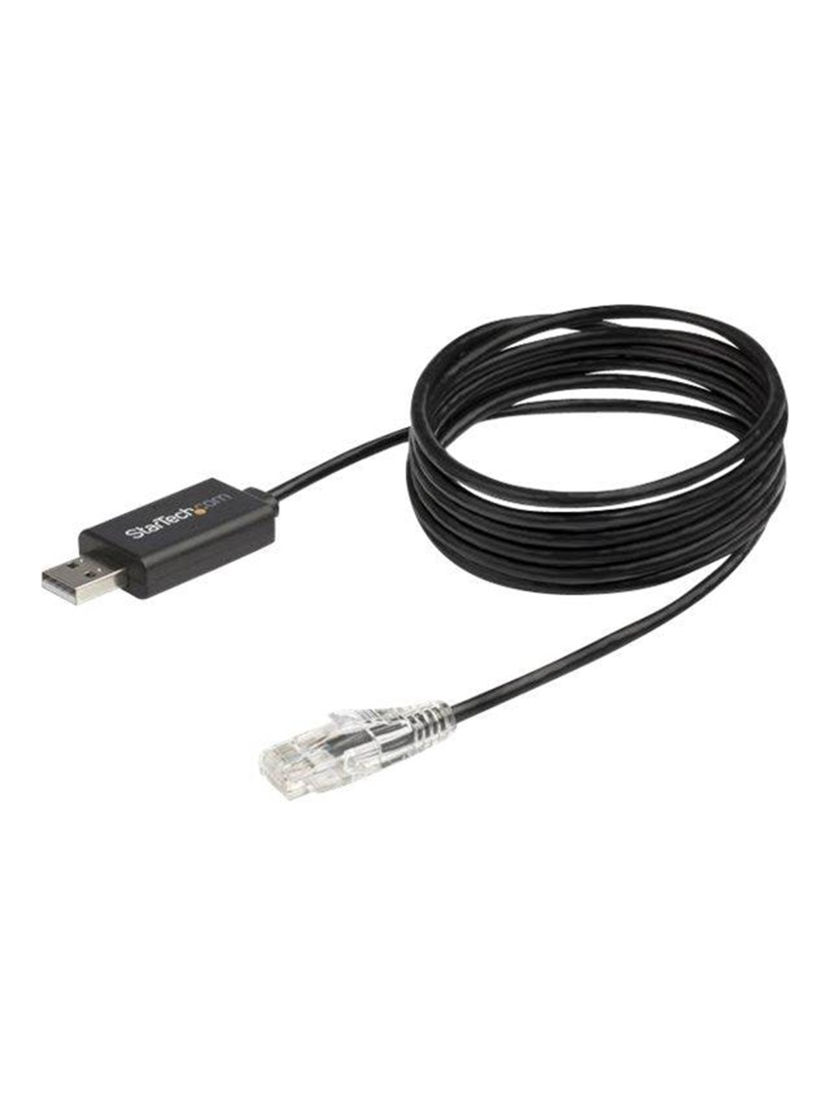 StarTech.com 6 ft. / 1.8 m Cisco USB Console Cable - USB to RJ45 - 460Kbps - serial cable - 1.8 m - black - Sort - 1 meter