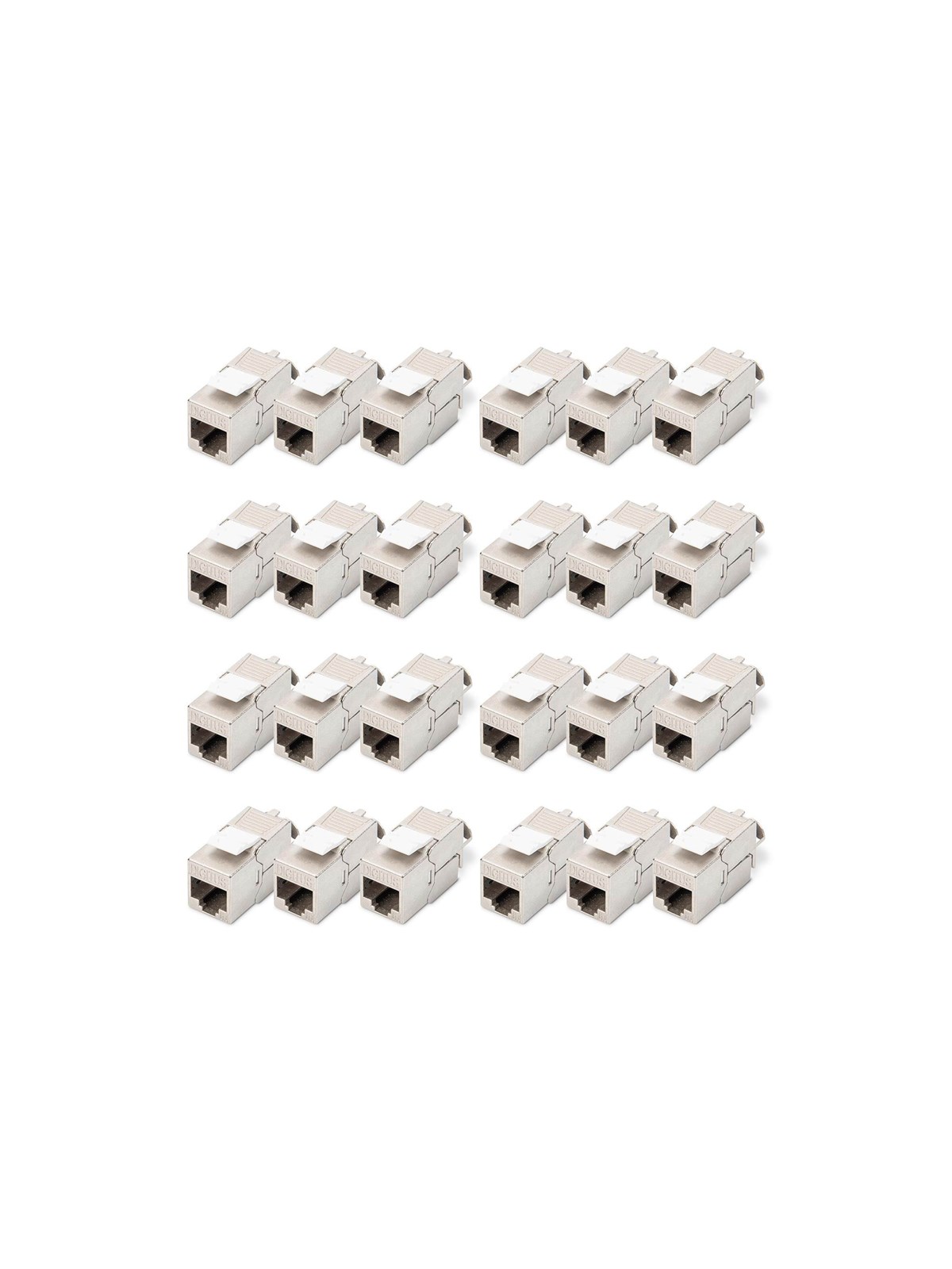 DIGITUS CAT 6A Shielded Keystone Jack (24-Pack), Netværkstilbehør
