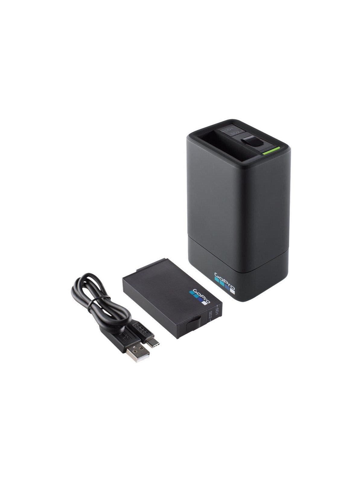 GoPro Dual Battery Charger + Battery - battery charger - with battery - Li-Ion