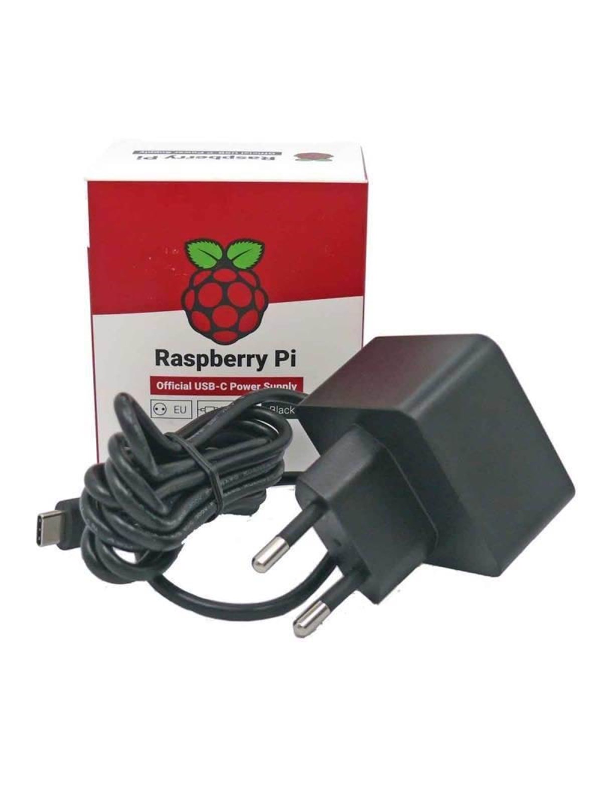 Raspberry USB C Charger (3A) - Black, Mobil Oplader