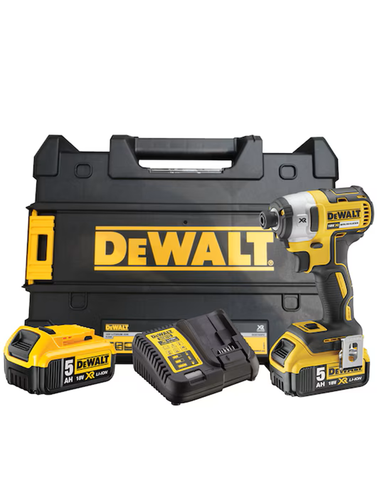 Dewalt DCF887P2-QW 18V XR Li-Ion kulløs slagskruetrækker m. 3 hastigheder, 5Ah