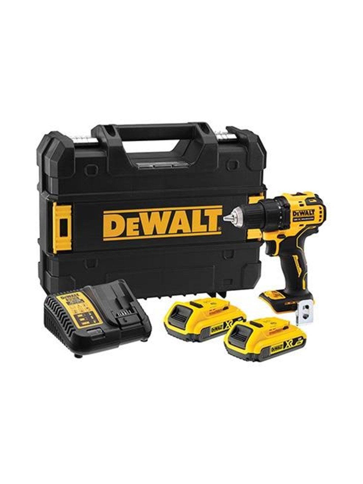 Dewalt DCD708D2T-QW Cordless Drill Driver 18V 2 A, Skruemaskine