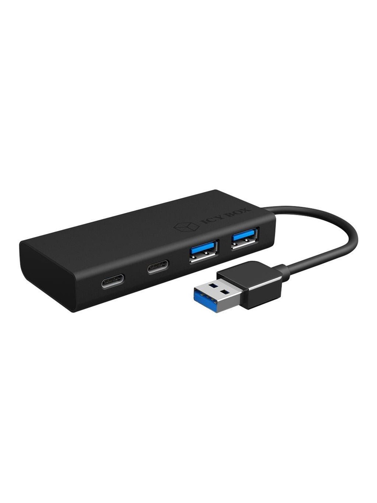 ICY BOX IB-HUB1426-U3 USB hub - 4 ports - Sort, Usb Hub