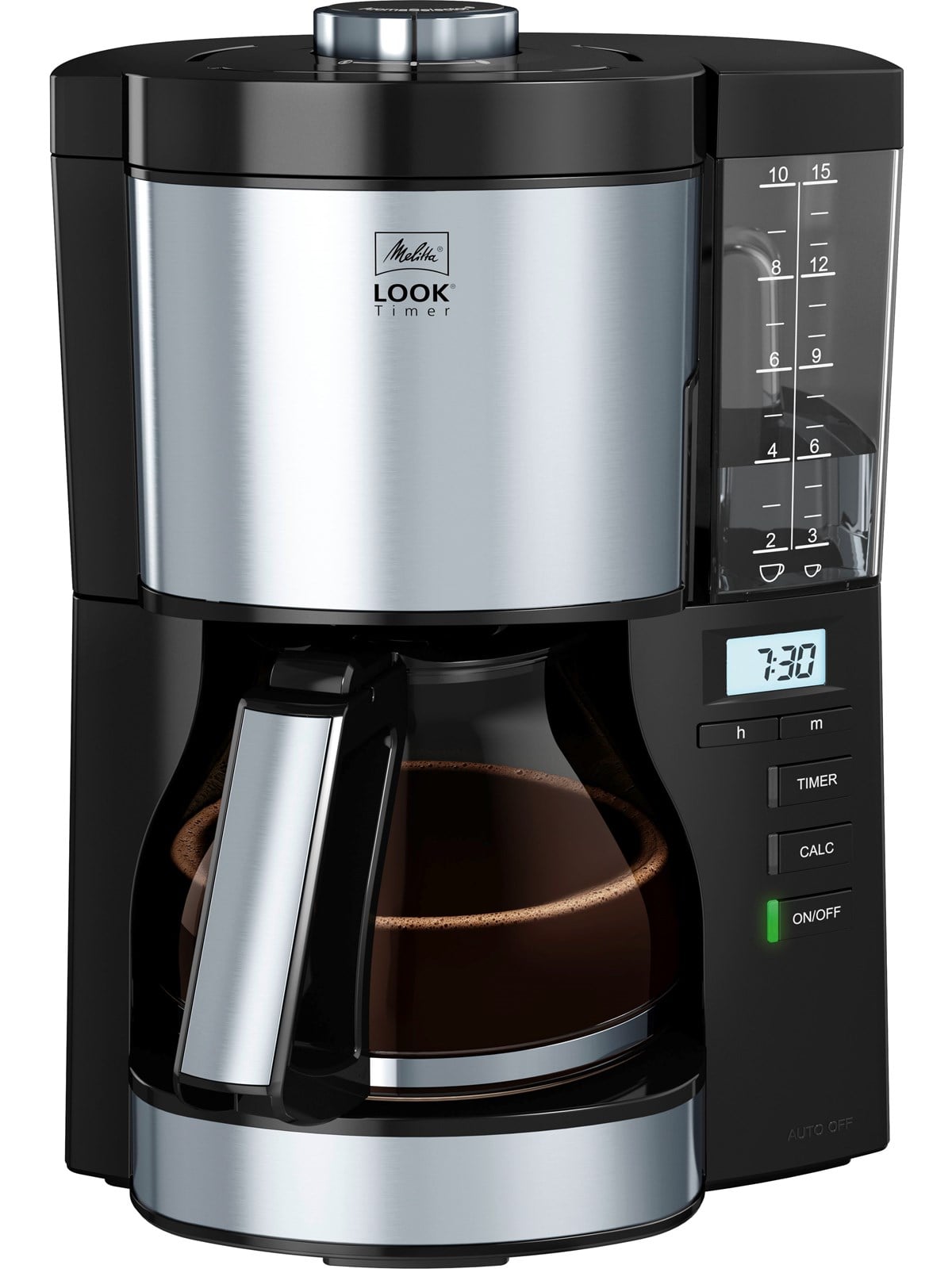 Melitta Look 5.0 Timer Black, Kaffemaskine