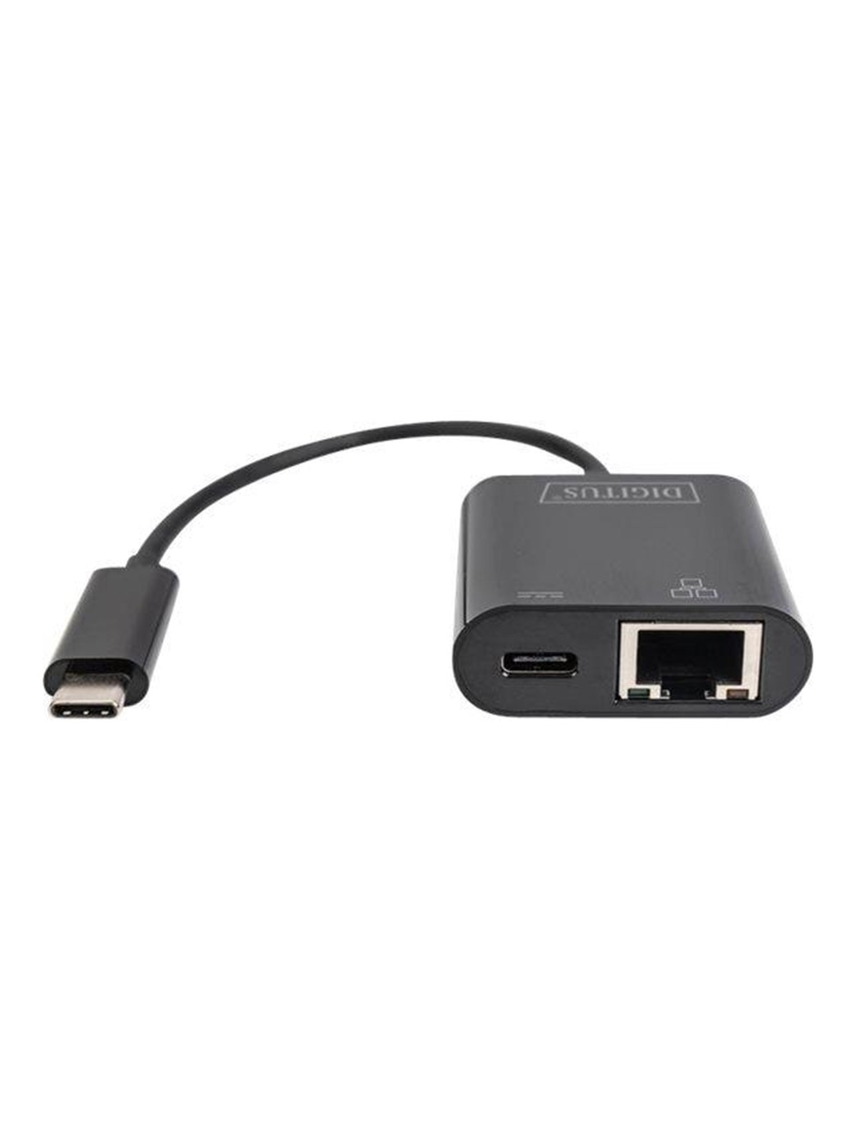DIGITUS USB Type-C Gigabit Ethernet (with 60W PD), Netværksadapter