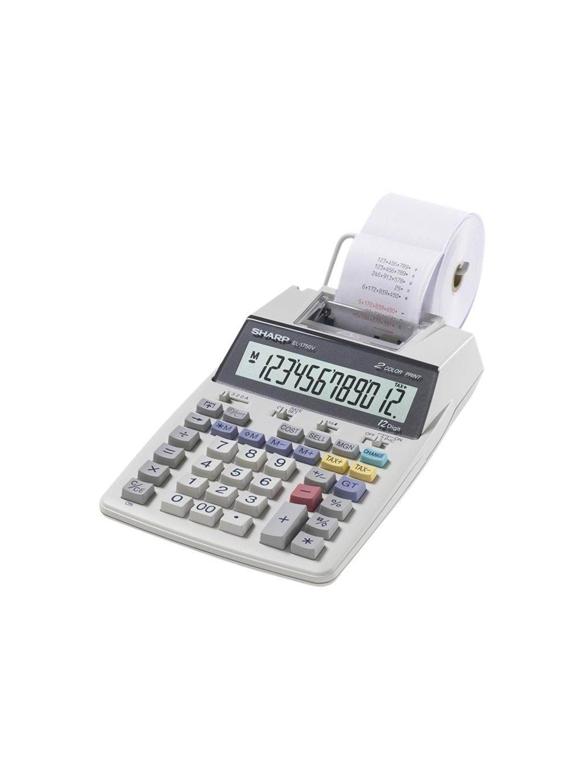 Sharp El-1750V Calculator, Lommeregner