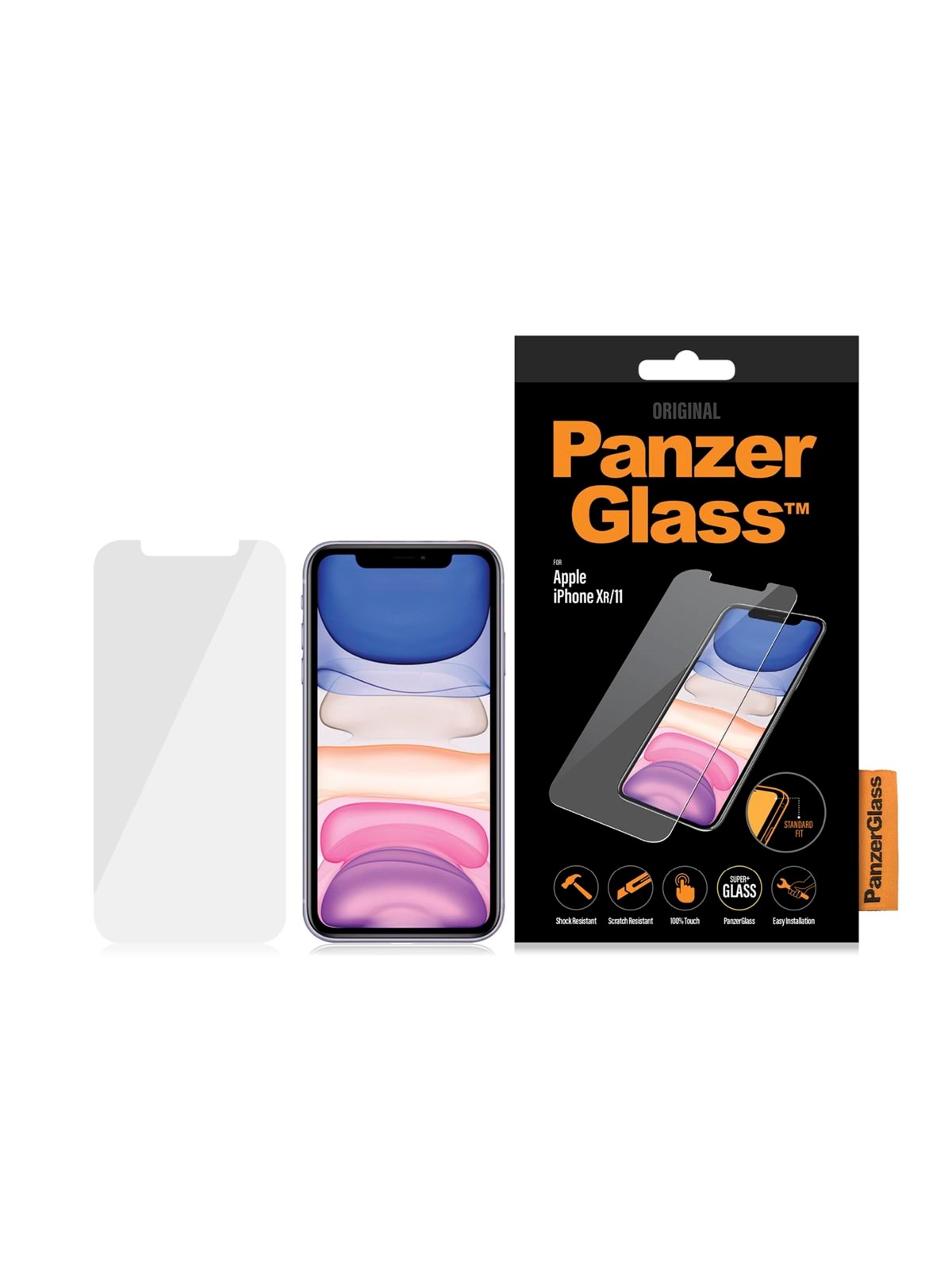 PanzerGlass Screen Protector Apple iPhone 11 | XR | Standard Fit, Beskyttelsesglas
