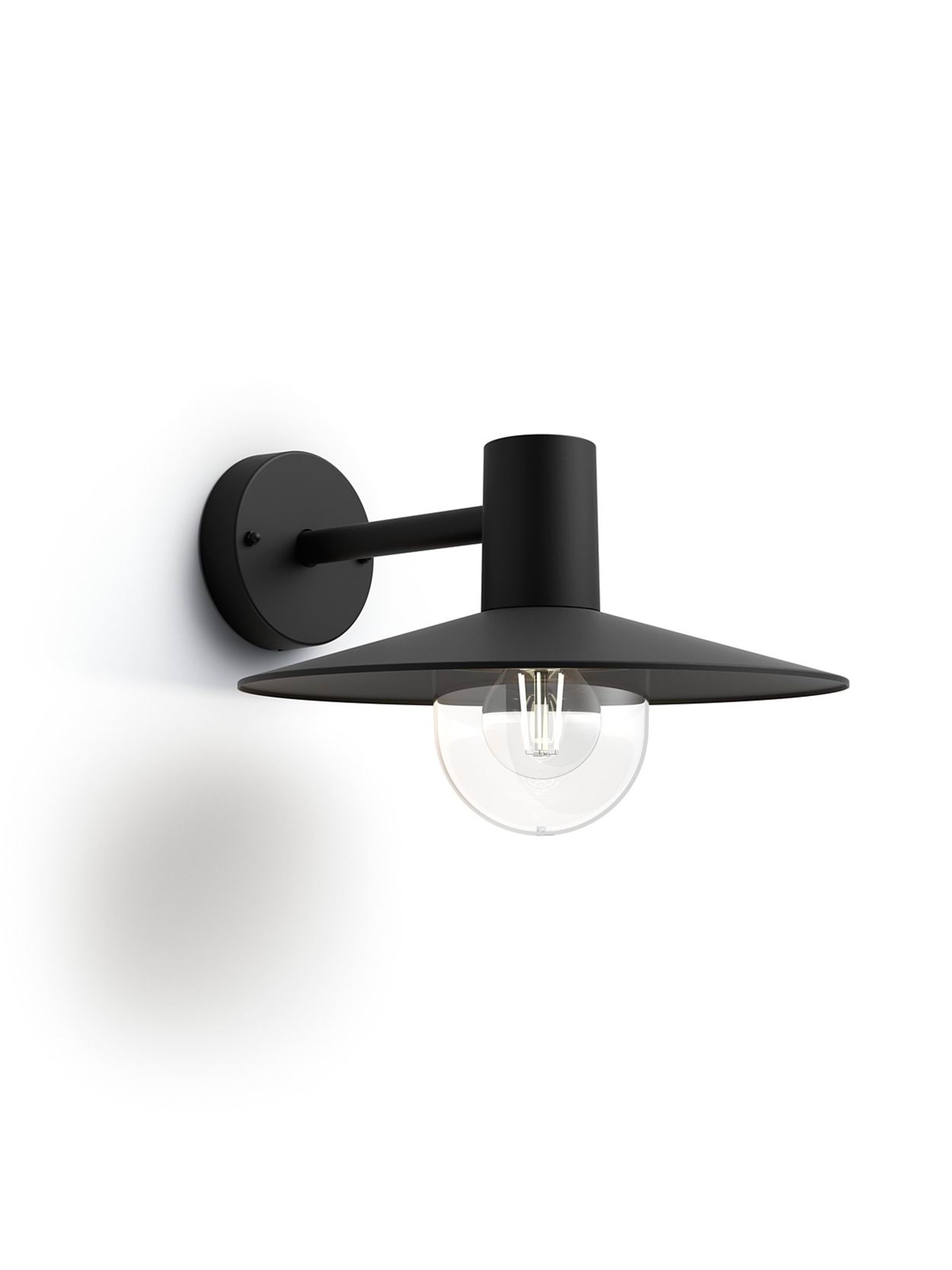 Philips Skua udendørs væglampe, sort, Lampe