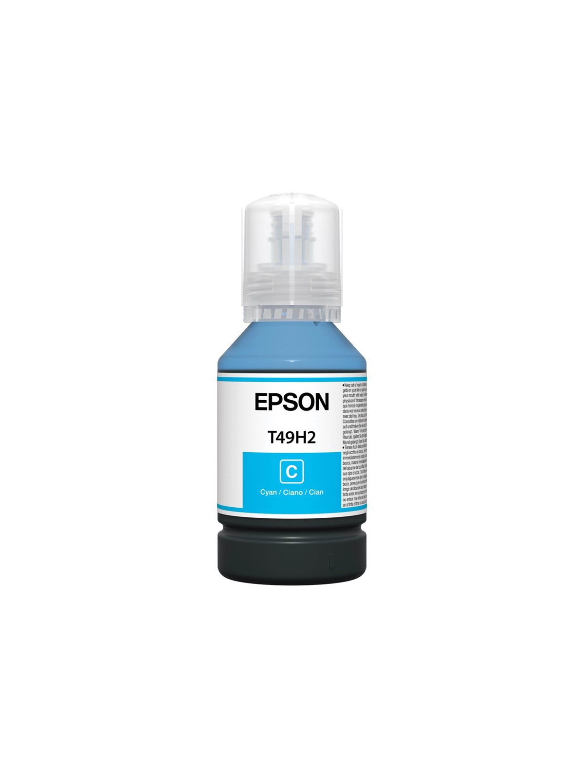 Epson C13T49N200 / T49N Dye Sub Cyan Ink 140ml, Printerpatron Og Toner