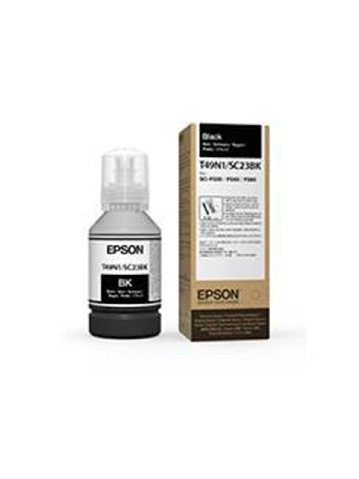 Epson C13T49N100 / T49N Dye Sub Black Ink 140ml, Printerpatron Og Toner