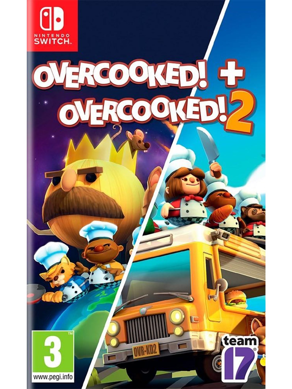 Overcooked + Overcooked 2 Double Pack - Nintendo Switch - Fest