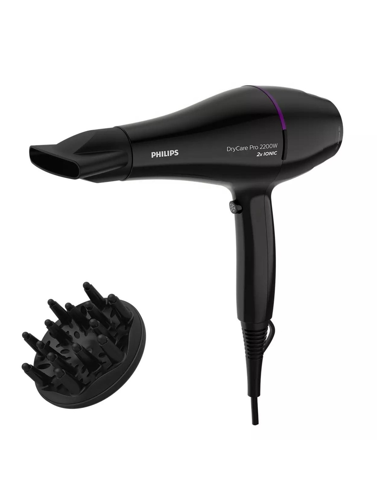 Philips Hårtørrer DryCare Pro BHD274/00 - 2200 W, Hørtørrer