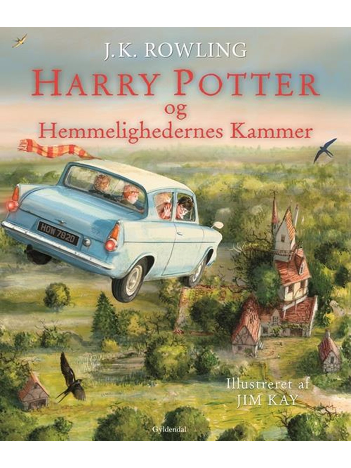 Harry Potter Illustreret 2 - Harry Potter og Hemmelighedernes Kammer - Ungdomsbog - hardcover