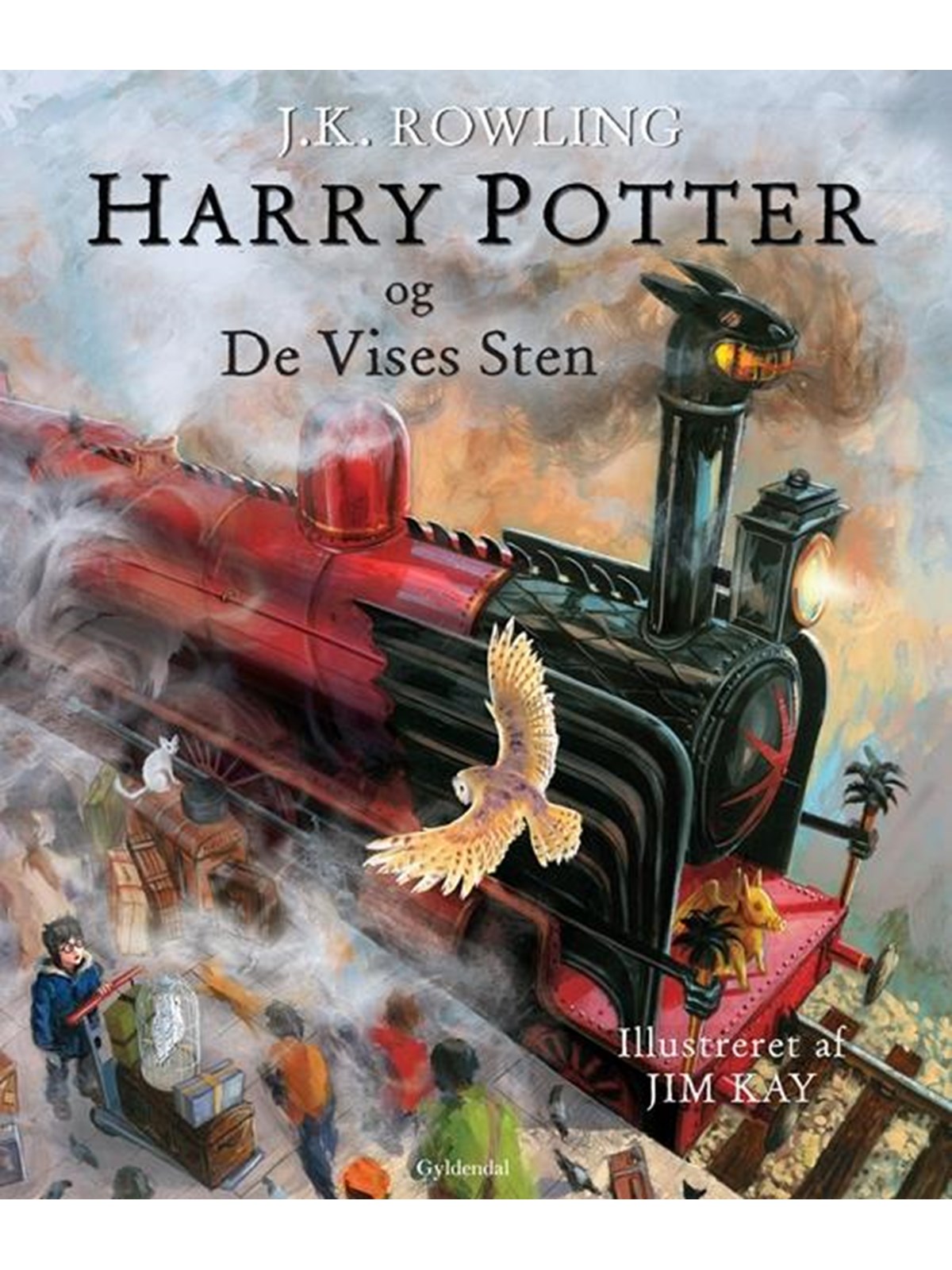 Harry Potter Illustreret 1 - Harry Potter og De Vises sten - Ungdomsbog - hardcover