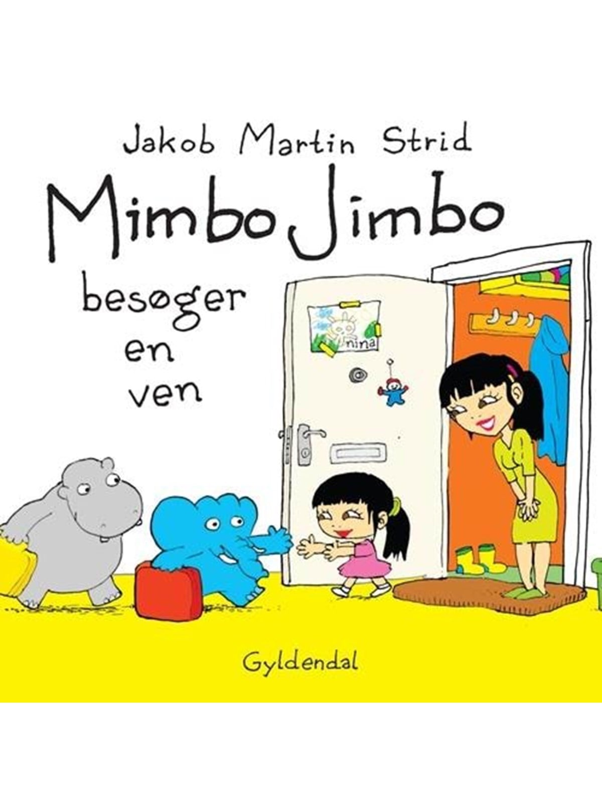 MIMBO JIMBO BESØGER EN VEN - Børnebog - Hardcover, Børnebog