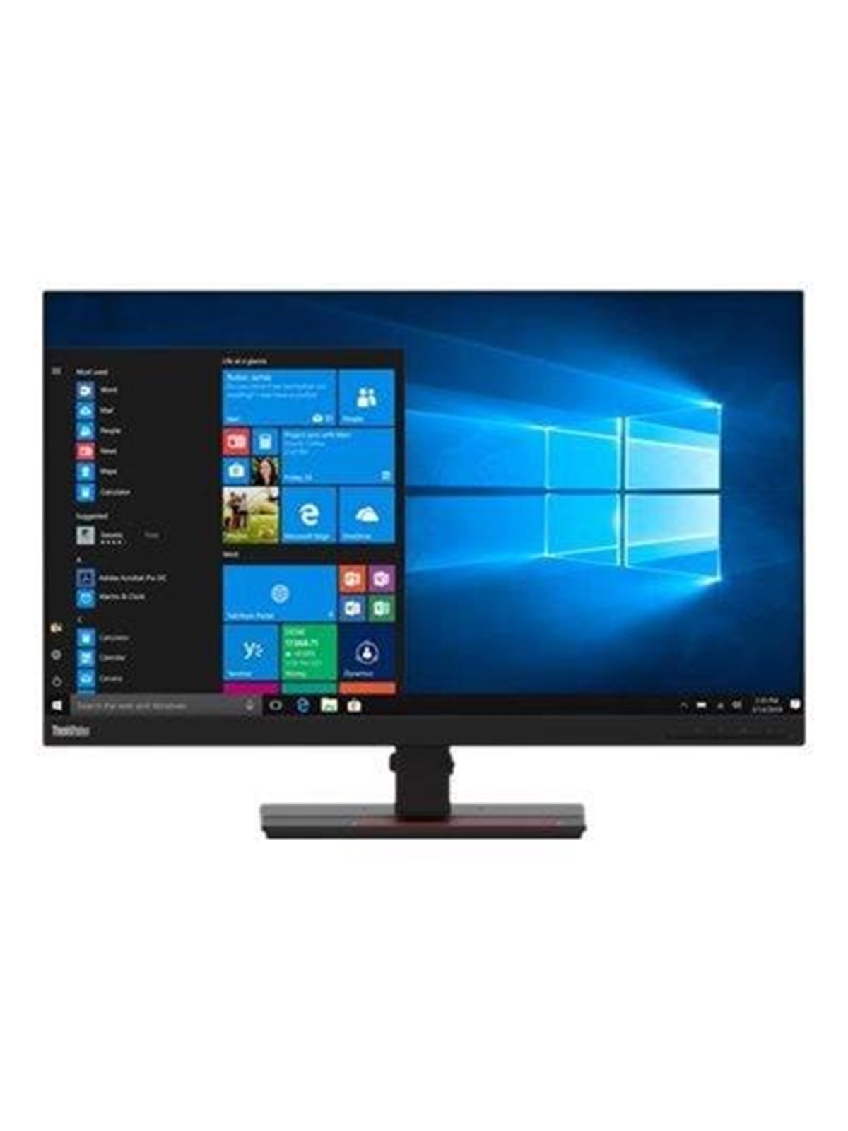 27" Lenovo ThinkVision T27q-20 - 2560x1440 (QHD) - 60Hz - IPS, Computerskærm