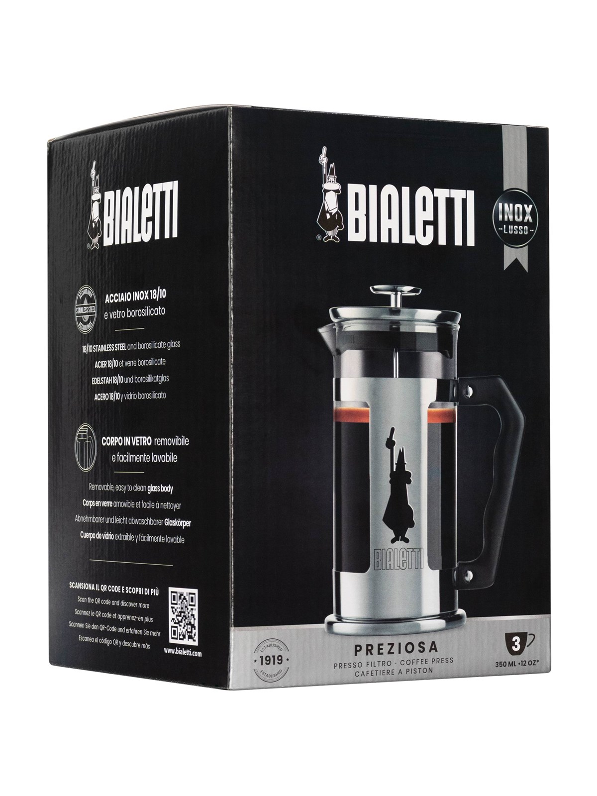 Bialetti Preziosa 3 cups/350 ml, Kaffemaskine