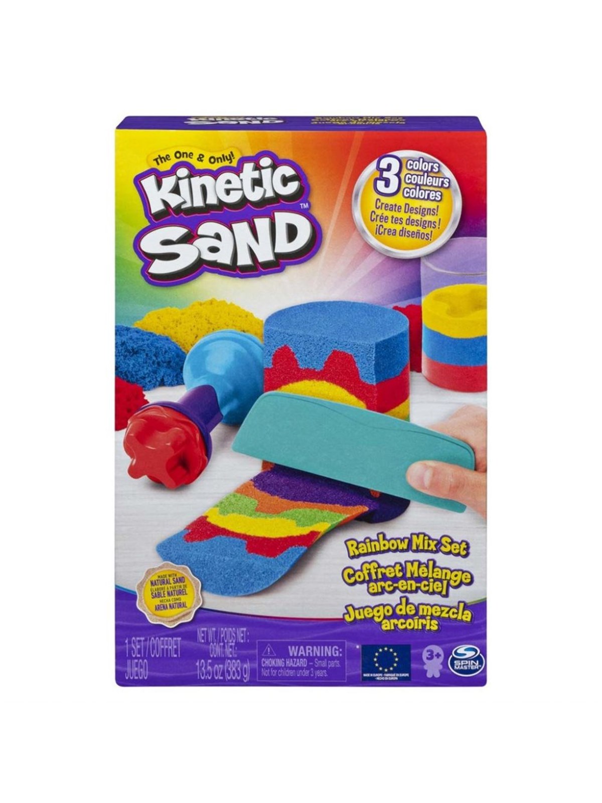 Kinetic Sand Rainbow Mix Set, Kreativt Legetøj
