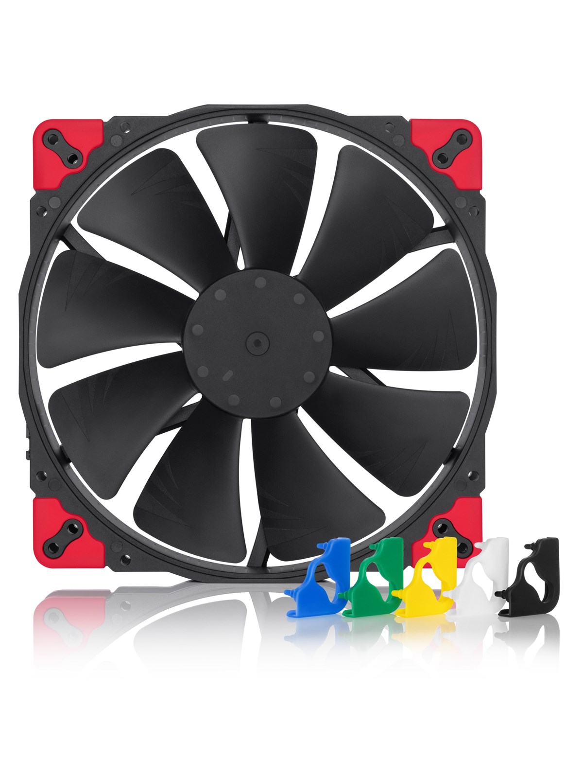 Noctua NF-A20 PWM chromax.black.swap - Kabinet køler - 200mm - Sort - 18 dBA
